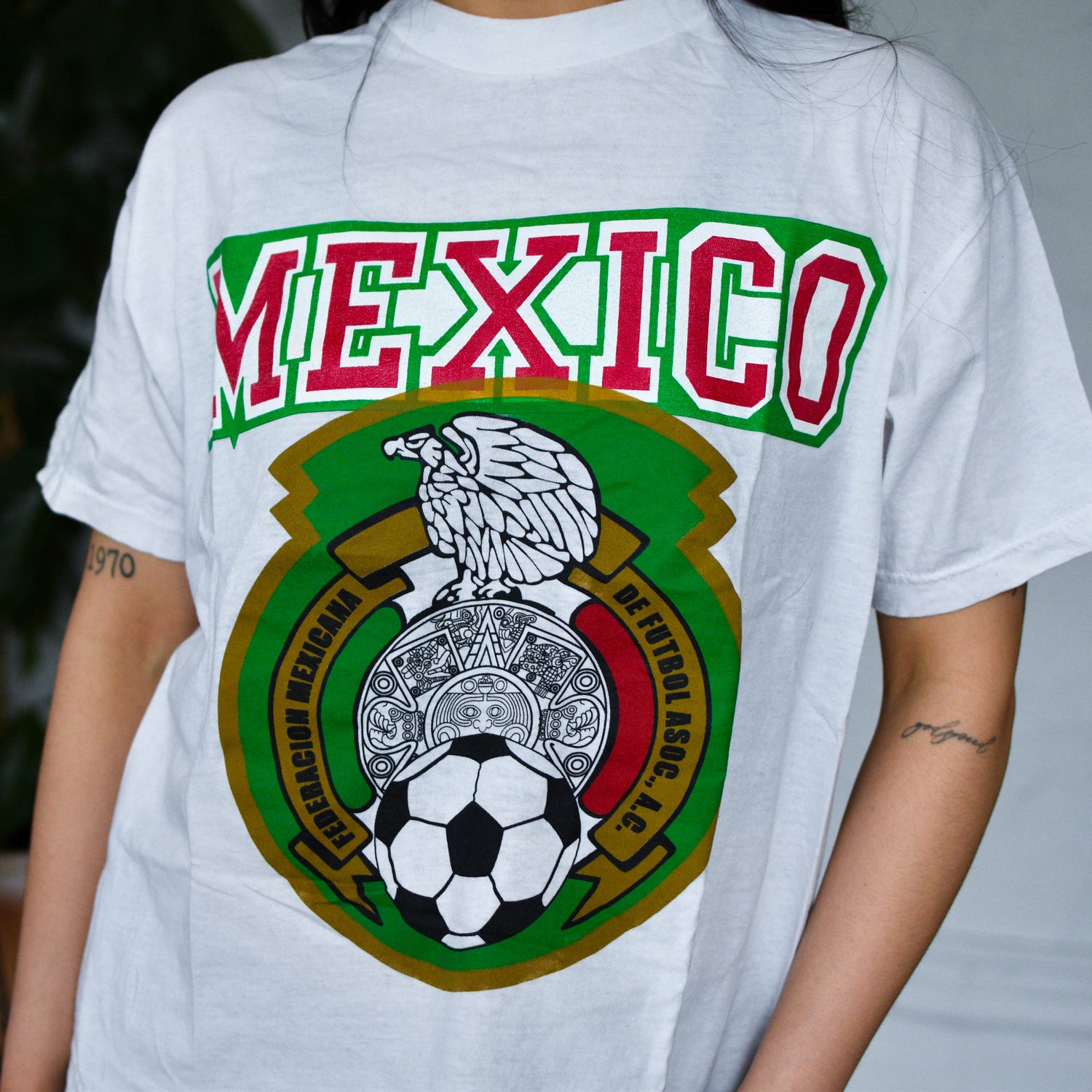 Vintage Rafael Marquez Mexico National Team Graphic T-Shirt