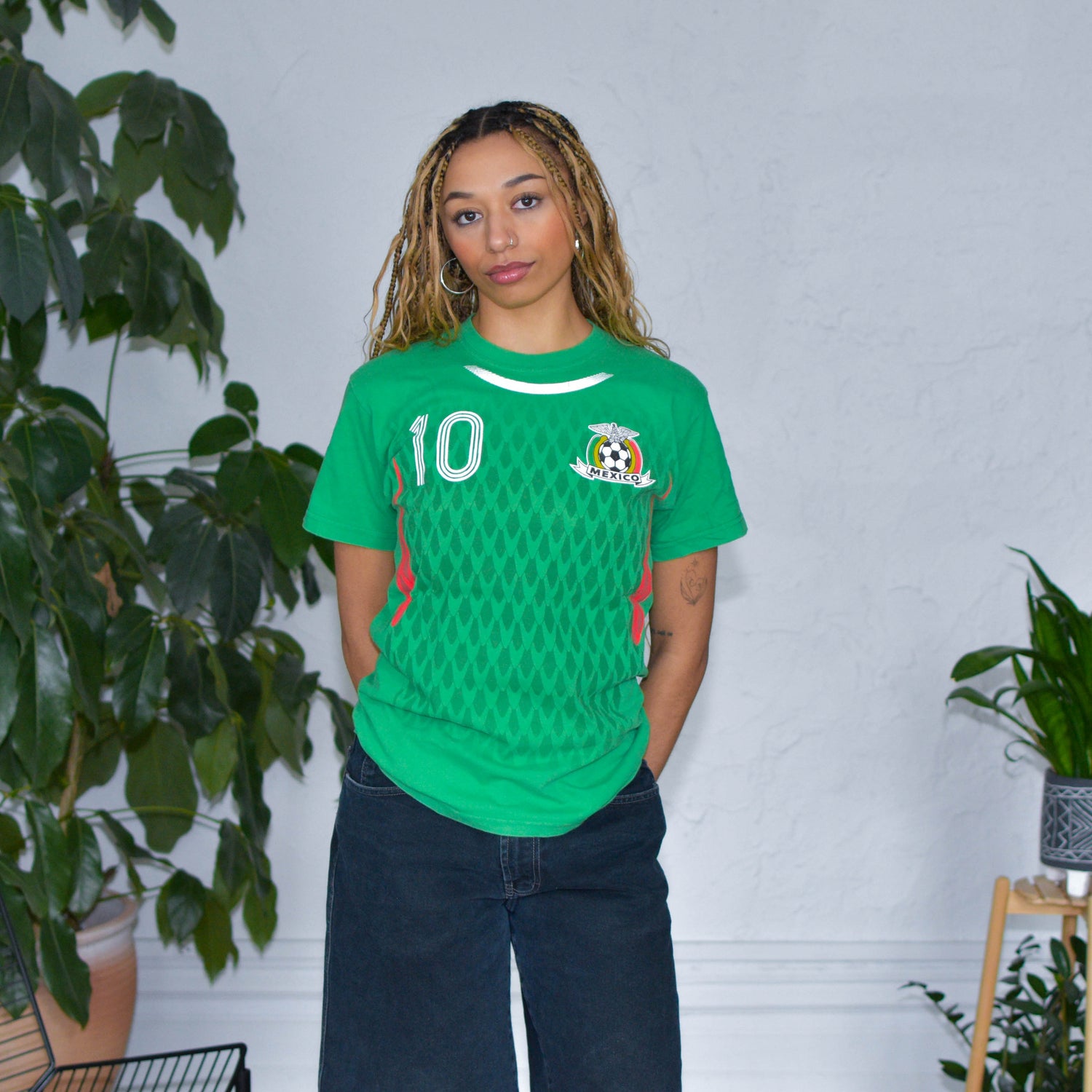Vintage 2010 Mexico National Team Graphic T-Shirt