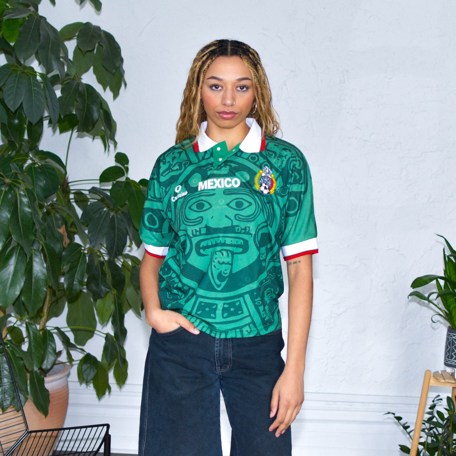 Vintage 1998 Mexico National Team Replica Jersey