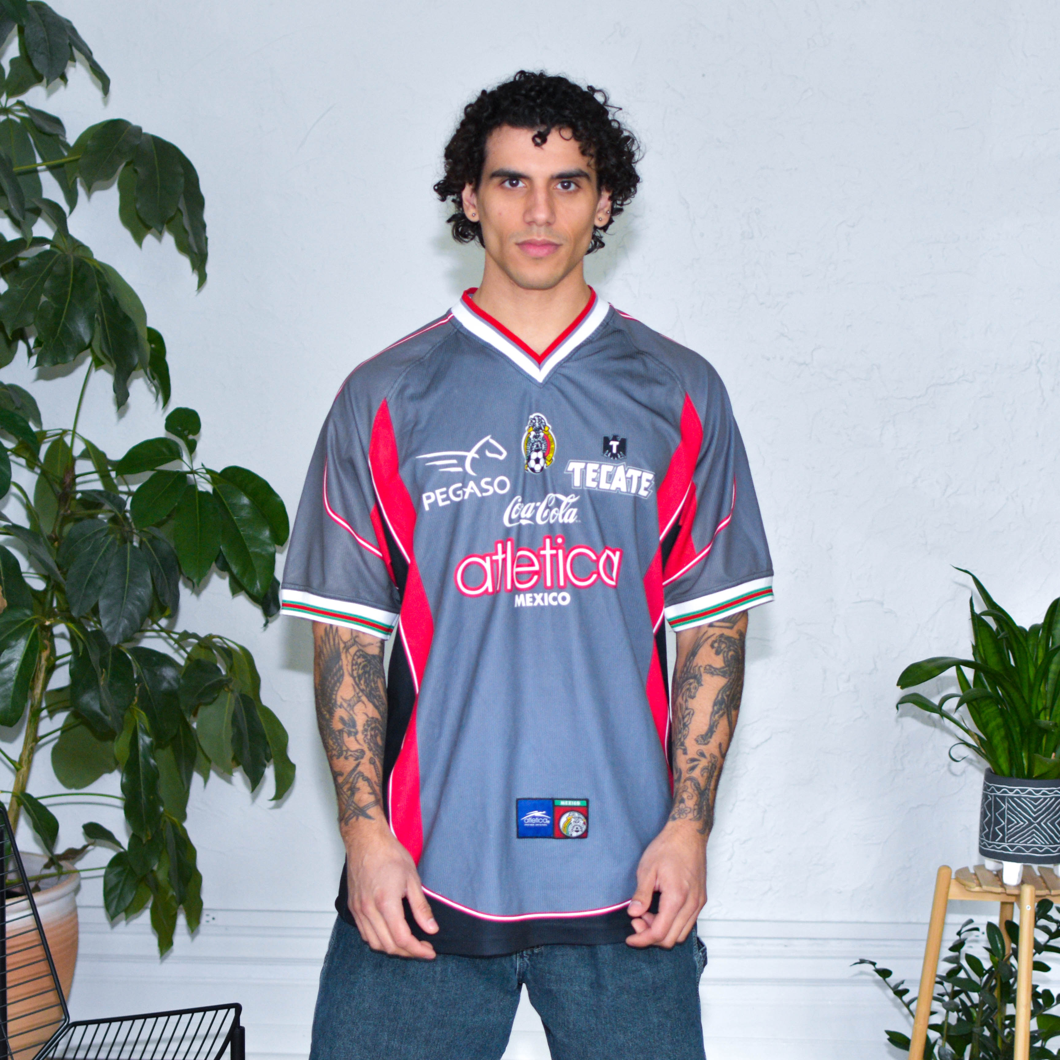 Vintage 2001 Mexico National Team Training Jersey