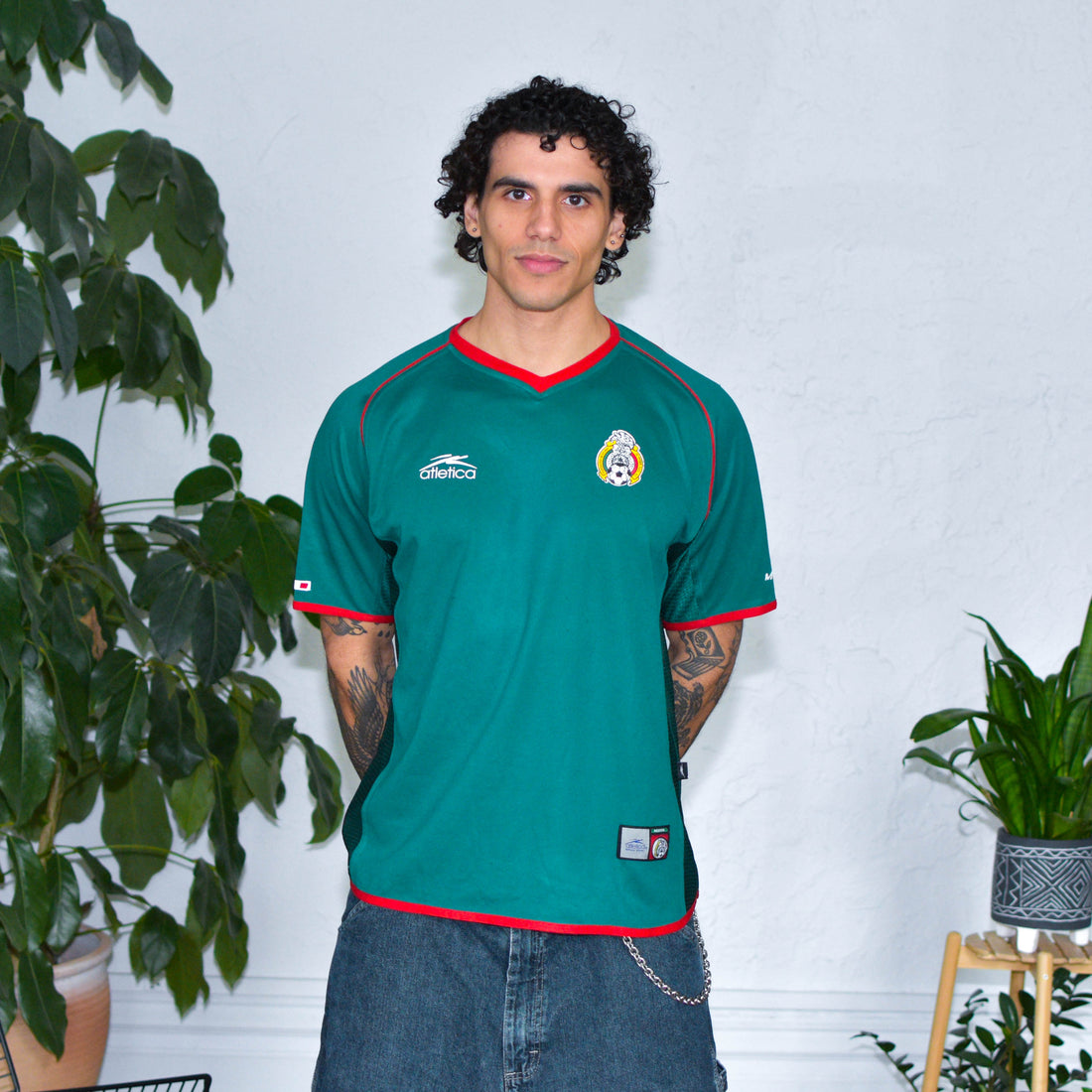 Vintage 2002 Mexico World Cup Home Jersey