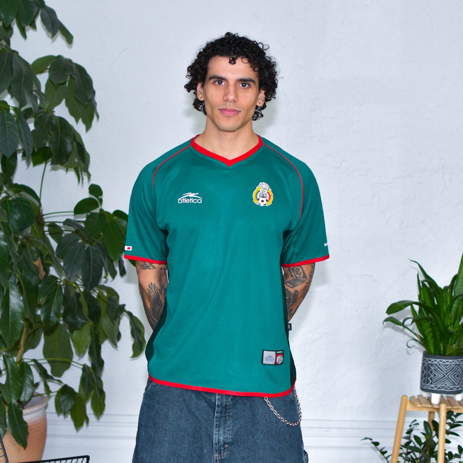 Vintage 2002 Mexico World Cup Home Jersey