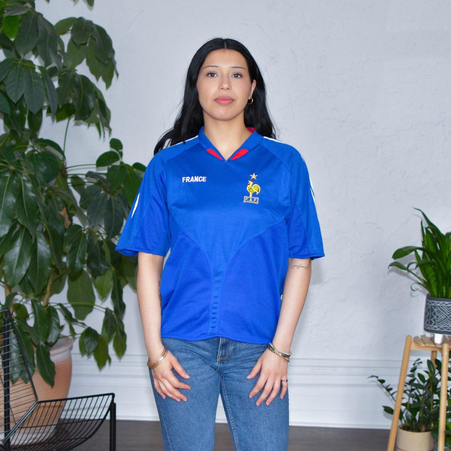 Vintage 2004 Zidane France World Cup Replica Jersey