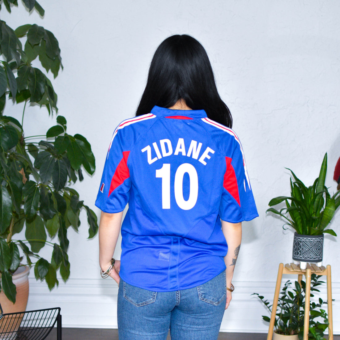 Vintage 2004 Zidane France World Cup Replica Jersey
