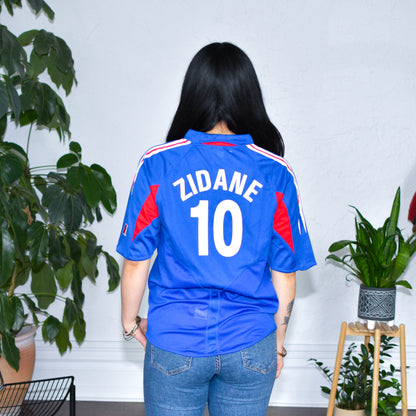 Vintage 2004 Zidane France World Cup Replica Jersey
