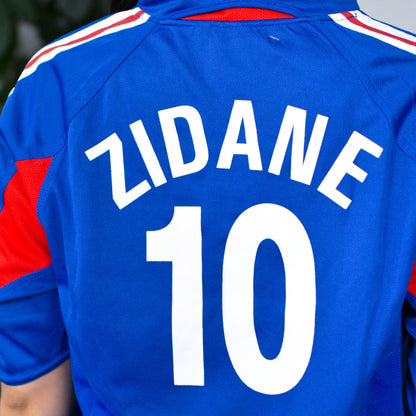 Vintage 2004 Zidane France World Cup Replica Jersey