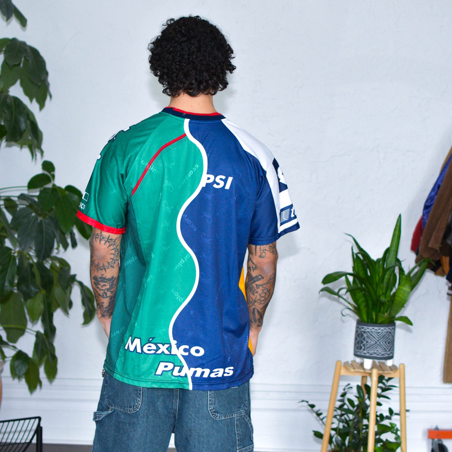 Vintage 2008 Pumas UNAM x Mexico National Team Split Jersey