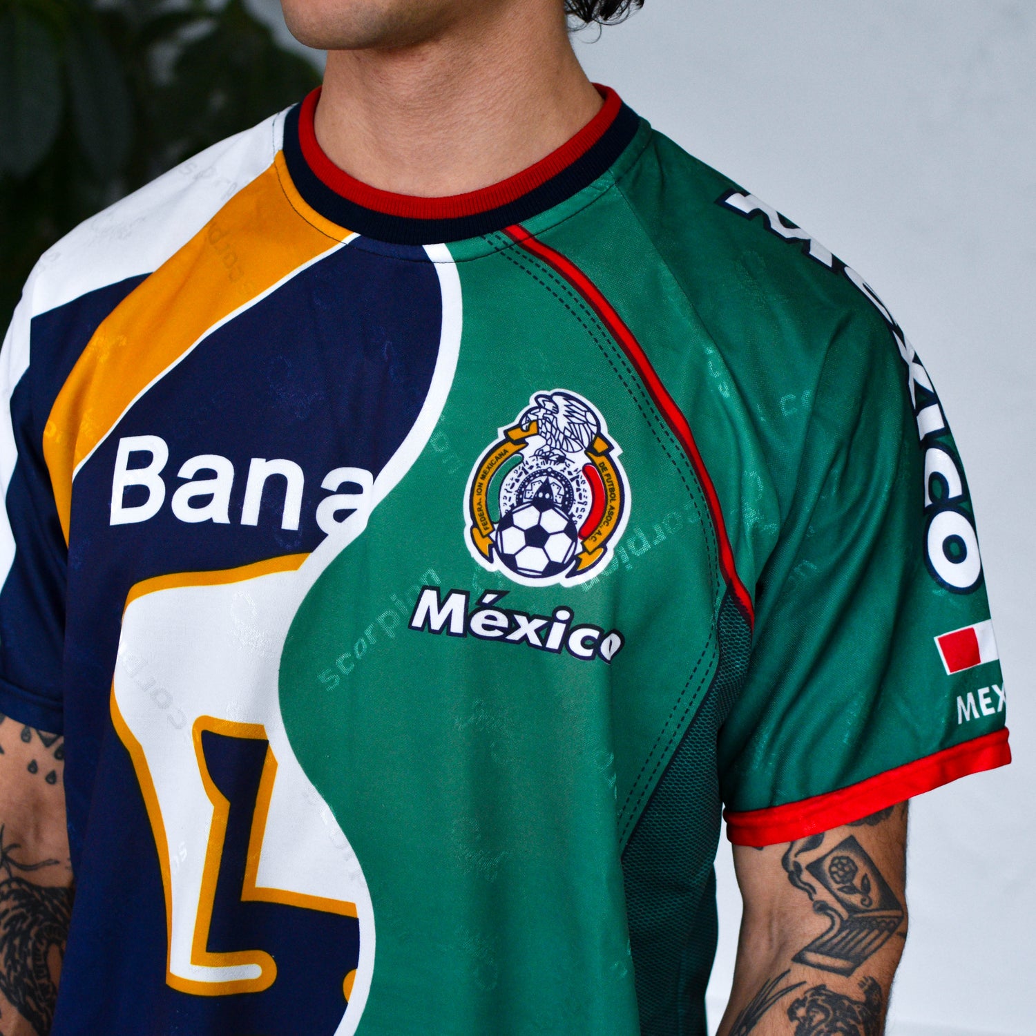 Vintage 2008 Pumas UNAM x Mexico National Team Split Jersey
