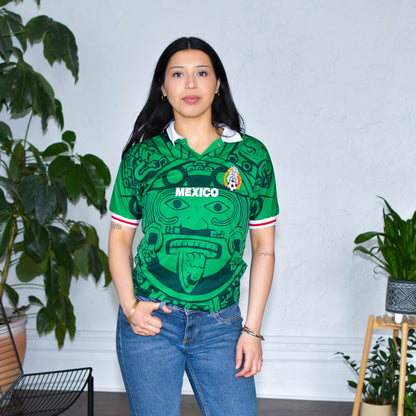 Vintage 1998 Mexico National Team Replica Femme Jersey