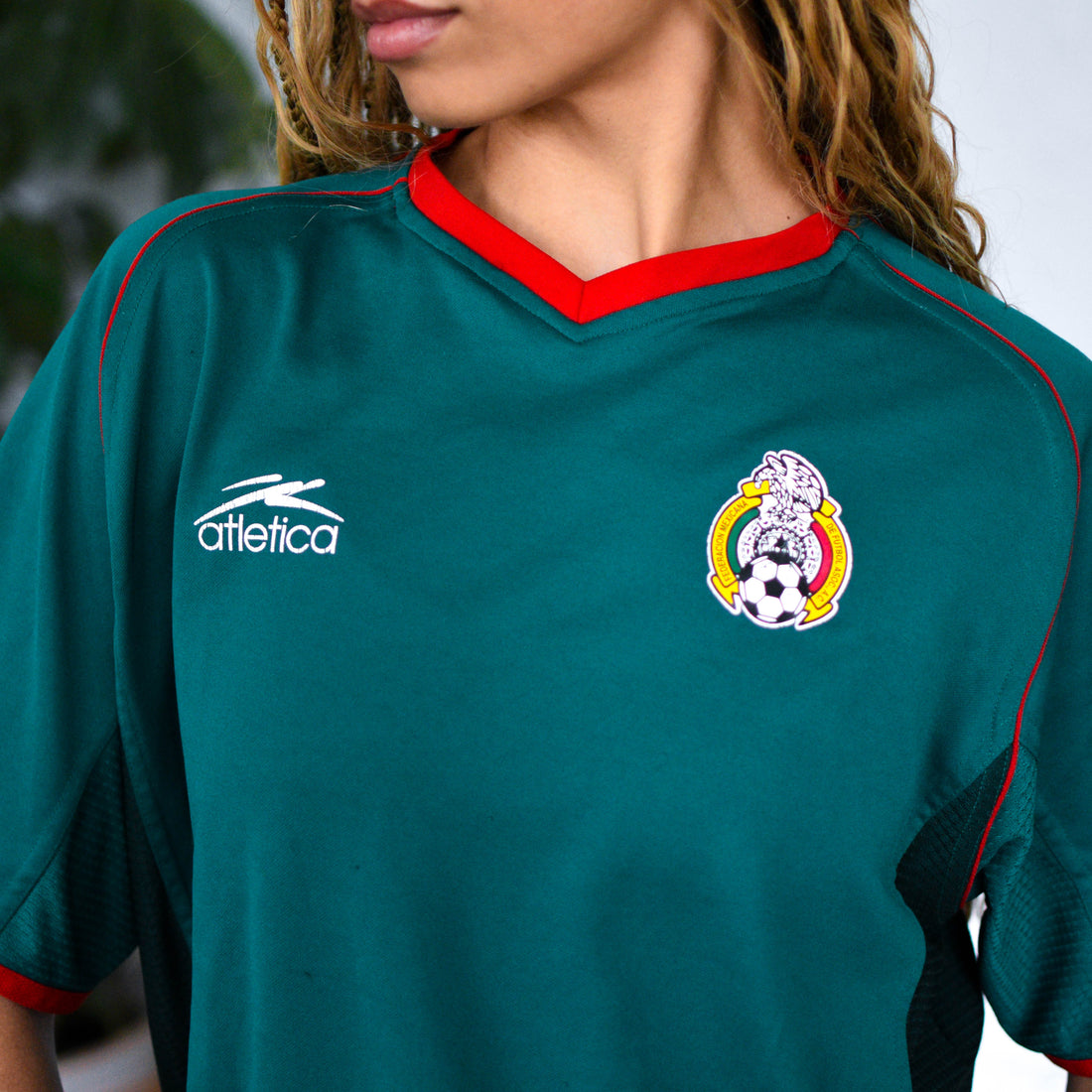 Vintage 2002 Mexico World Cup Home Jersey