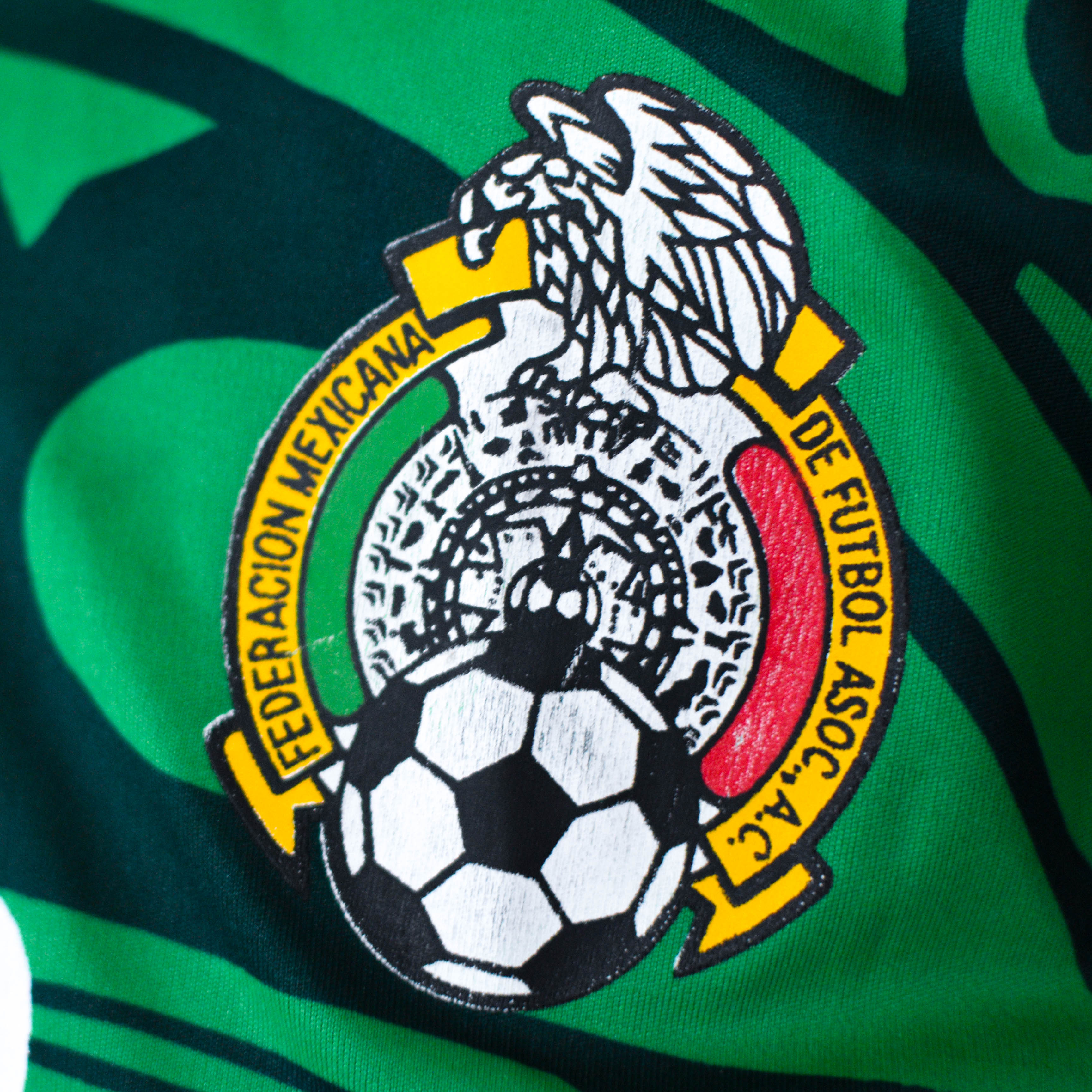Vintage 1998 Mexico National Team Replica Femme Jersey
