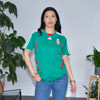Vintage 2007 Mexico National Team Femme Home Jersey