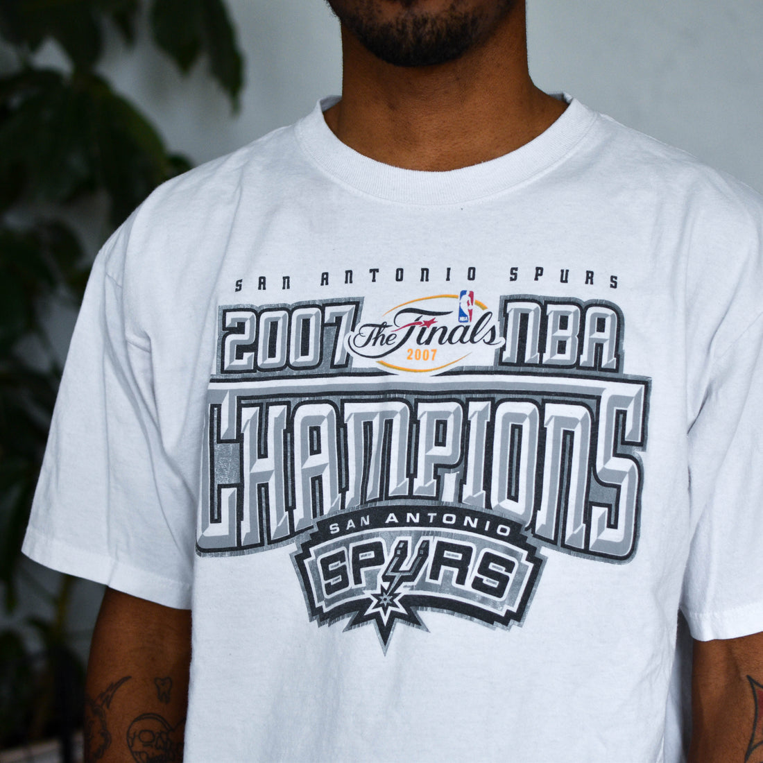 Vintage San Antonio Spurs 2007 NBA Finals Champions