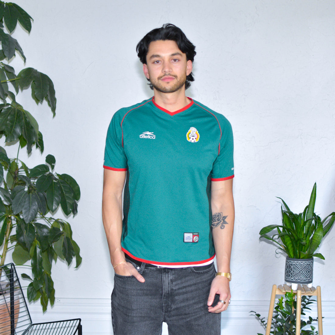 Vintage 2002 Atletica Mexico National Team Jersey