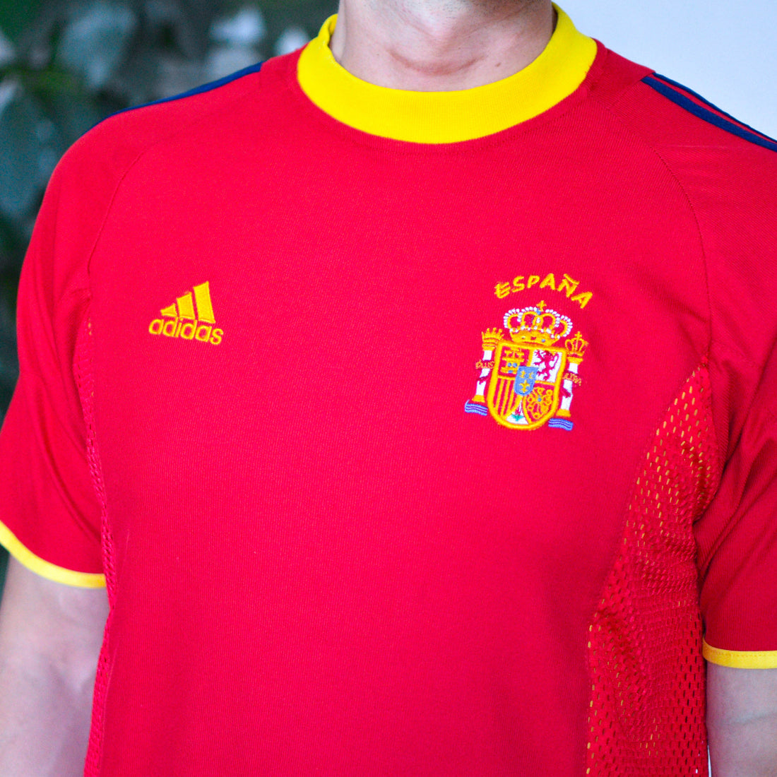 Vintage 2002 Adidas Spain World Cup Jersey