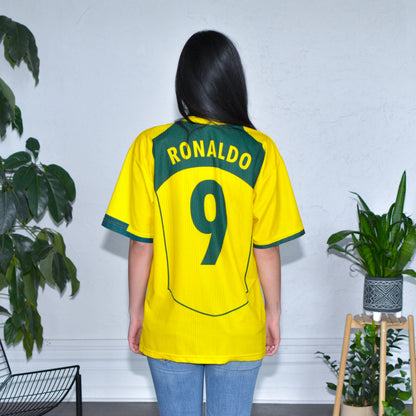 Vintage Brazil Ronaldo Replica T90 Jersey