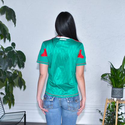Vintage 2010 Mexico World Cup Femme Jersey