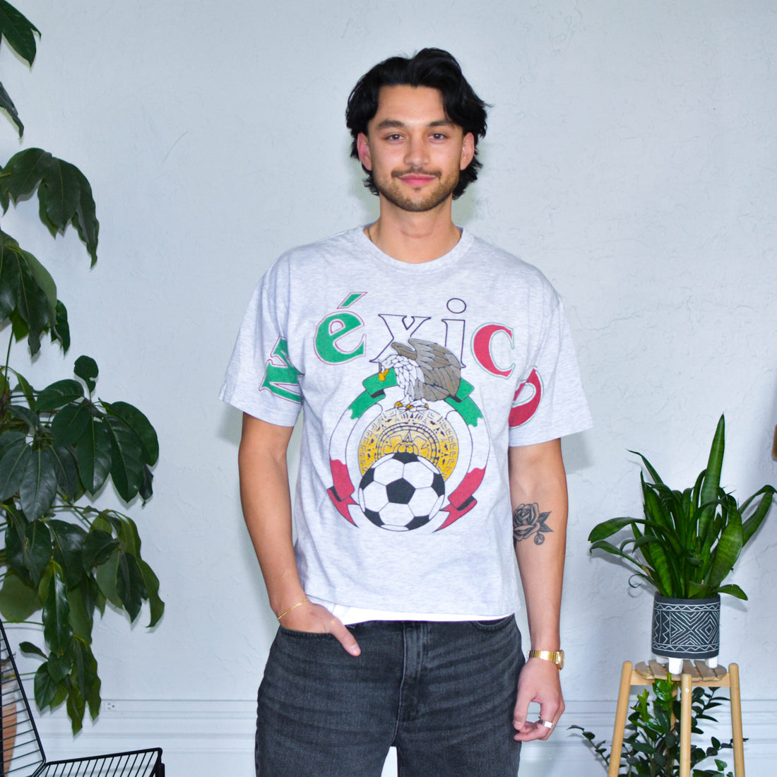 Vintage Mexico National Team Spell-Out T-Shirt