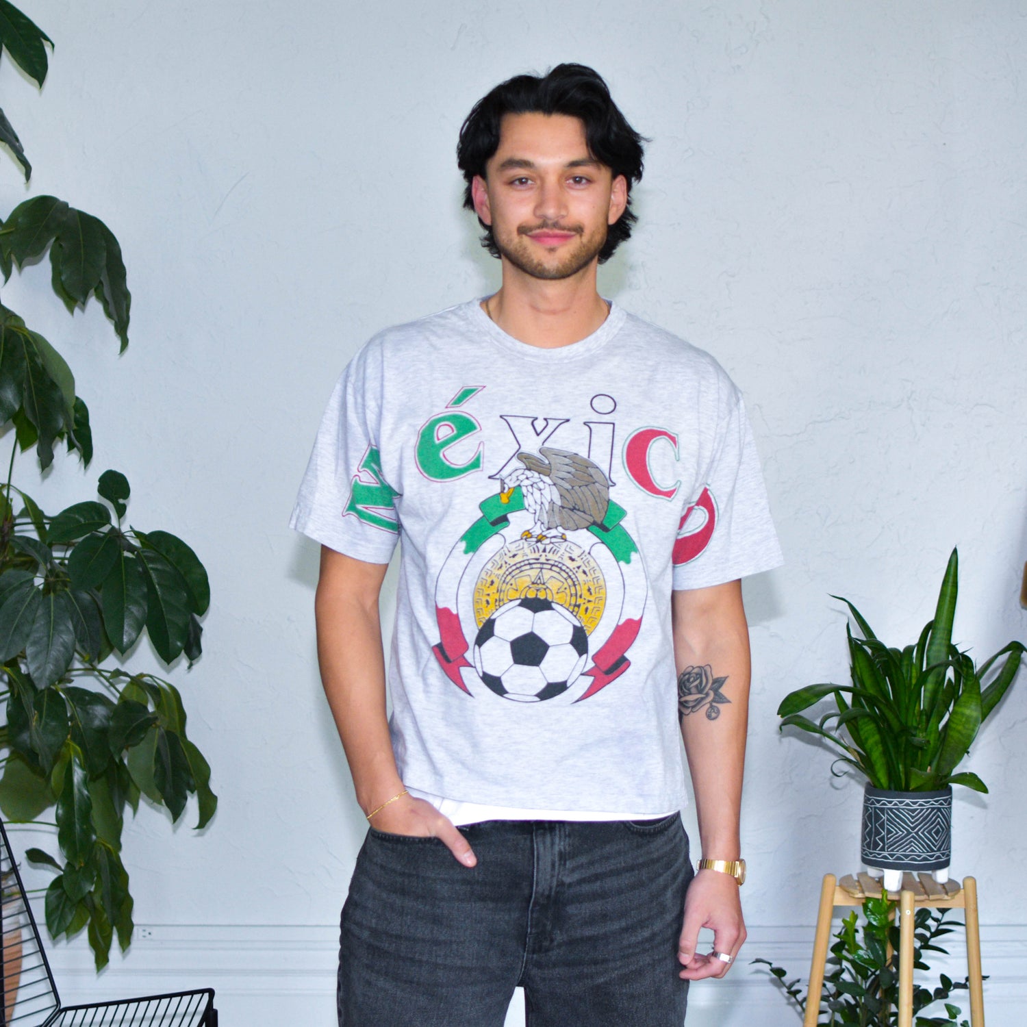 Vintage Mexico National Team Spell-Out T-Shirt