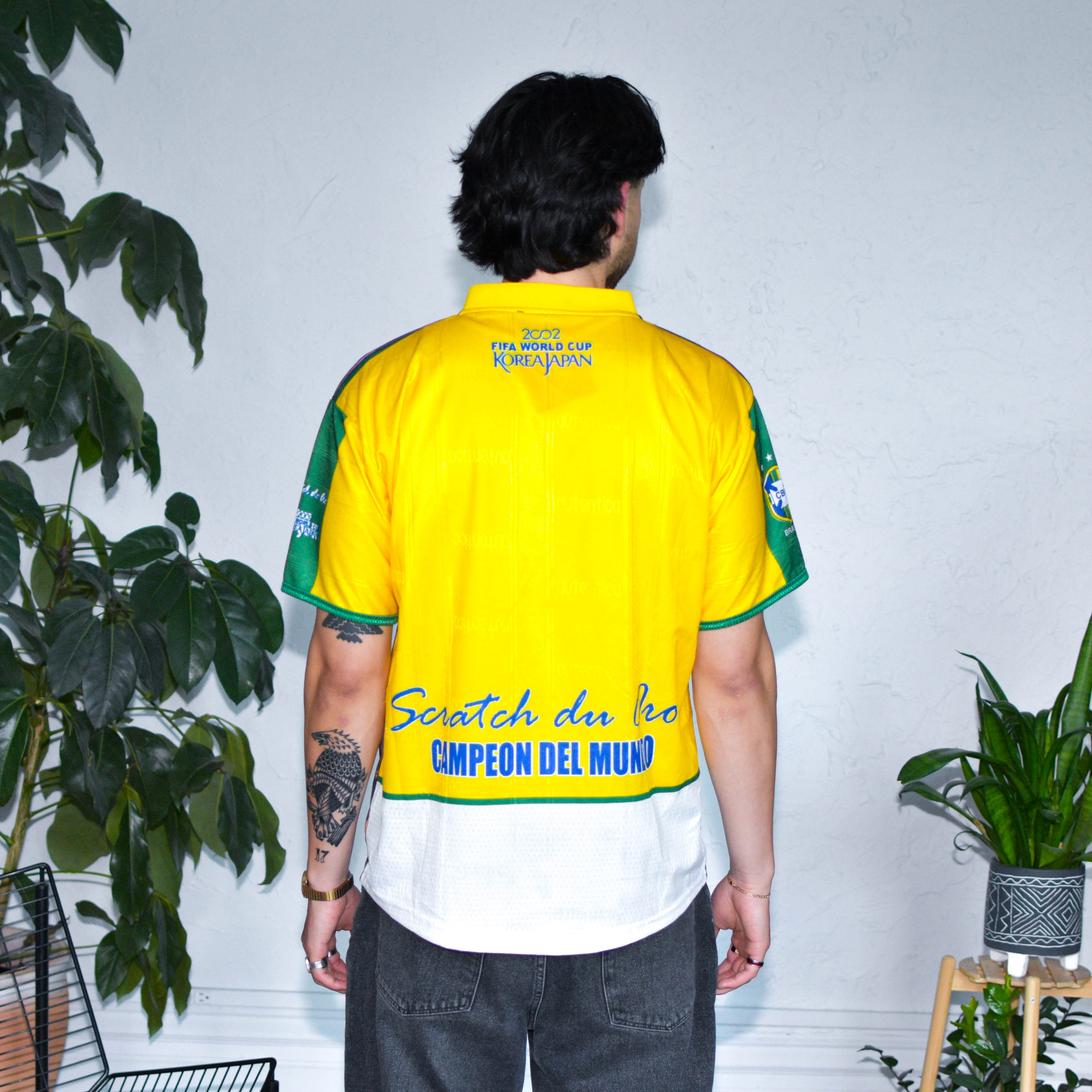 Vintage 2002 Brazil National Team World Cup Pentacampeon AOP Jersey
