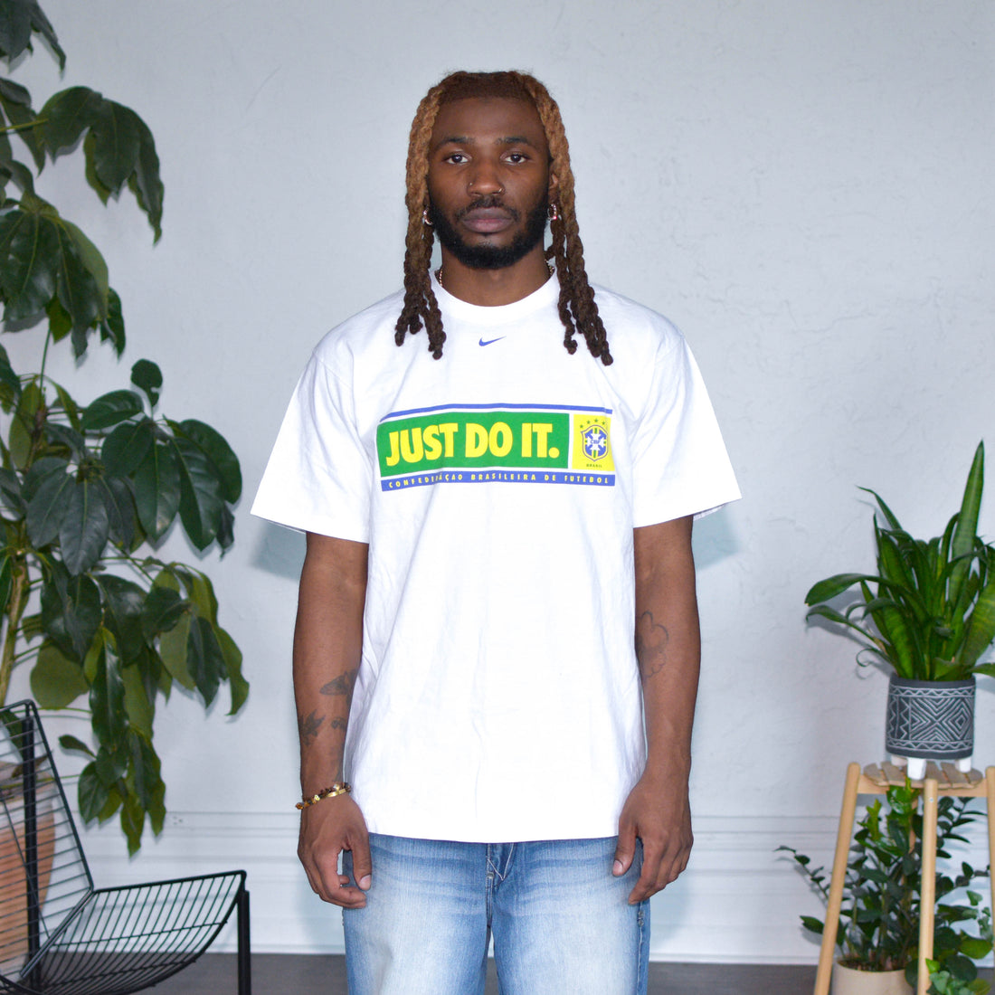 Vintage Y2K Nike Brazil National Team T-Shirt