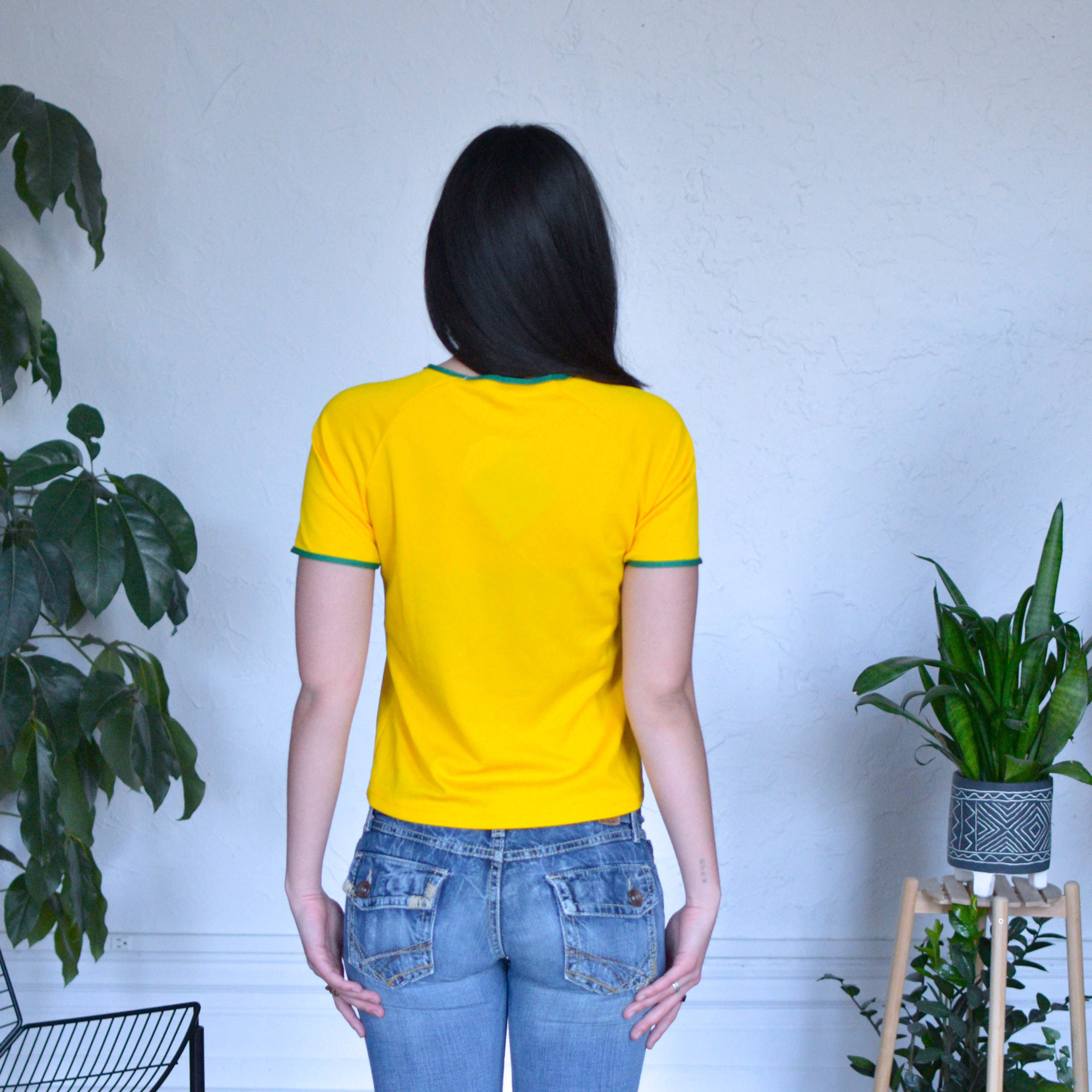 Vintage 2014 Nike Brazil World Cup Femme Jersey