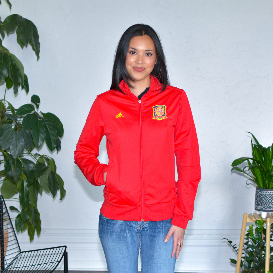 Vintage 2009 Spain National Team Adidas Track Jacket