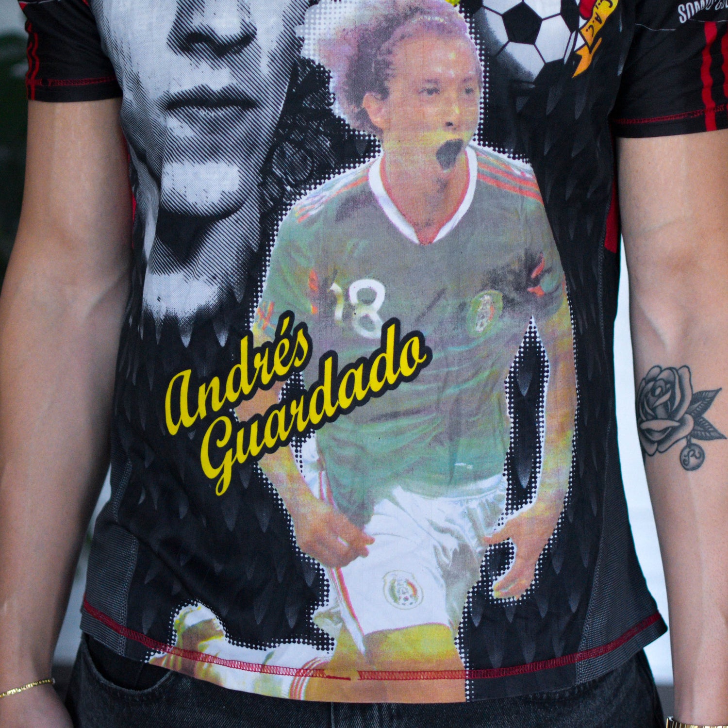 Vintage Andrés Guardado Mexico National Team AOP Jersey