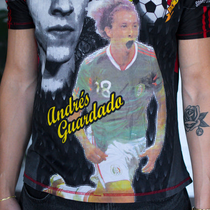 Vintage Andrés Guardado Mexico National Team AOP Jersey