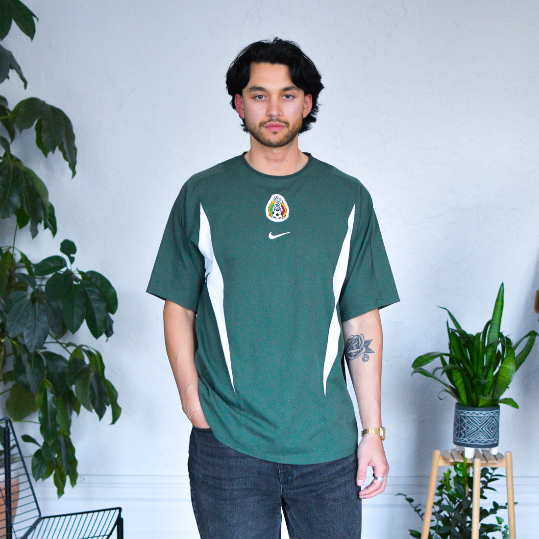 Vintage 2004 Mexico National Team T90 Training Jersey