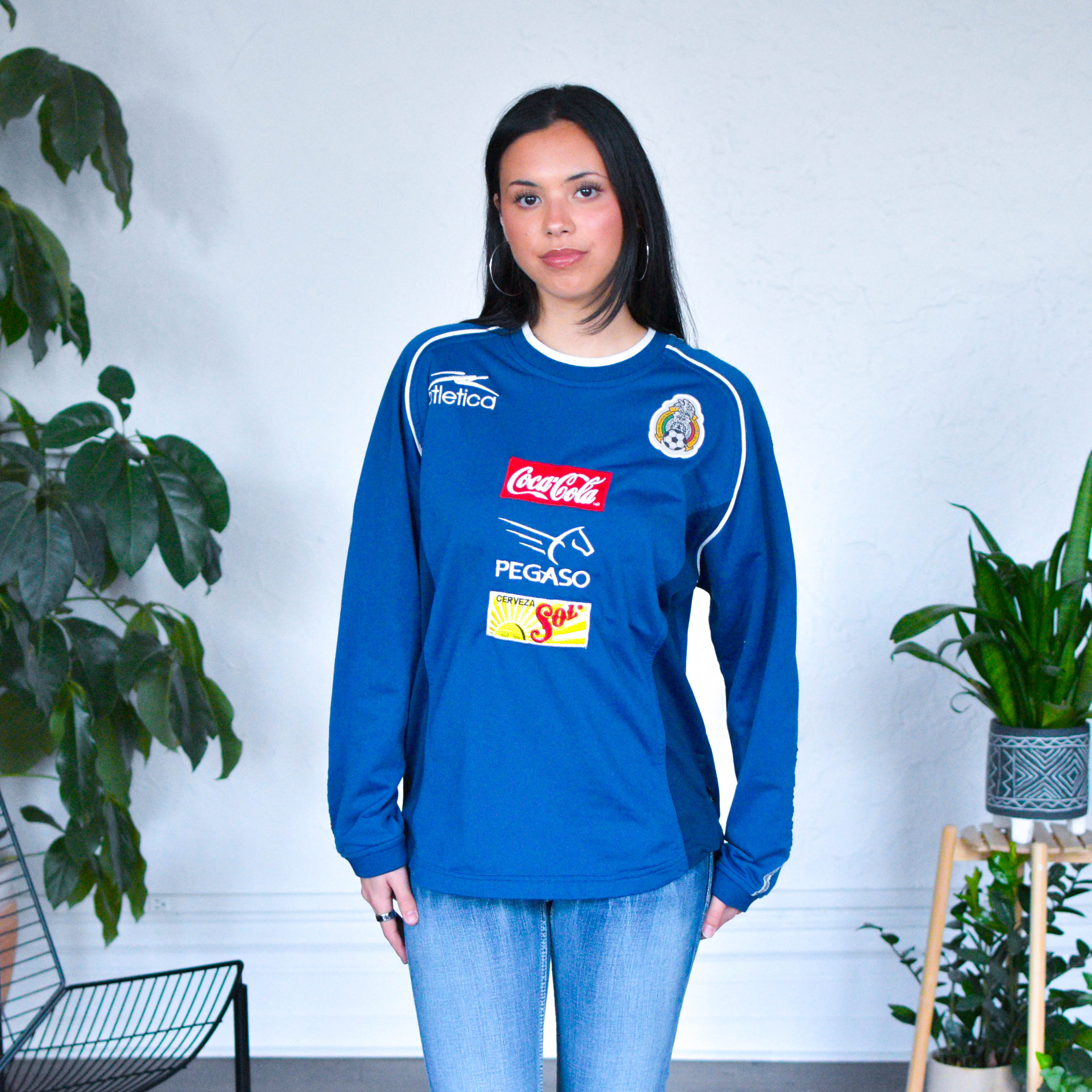 Vintage 2002 Mexico National Team Training Sweatshirt