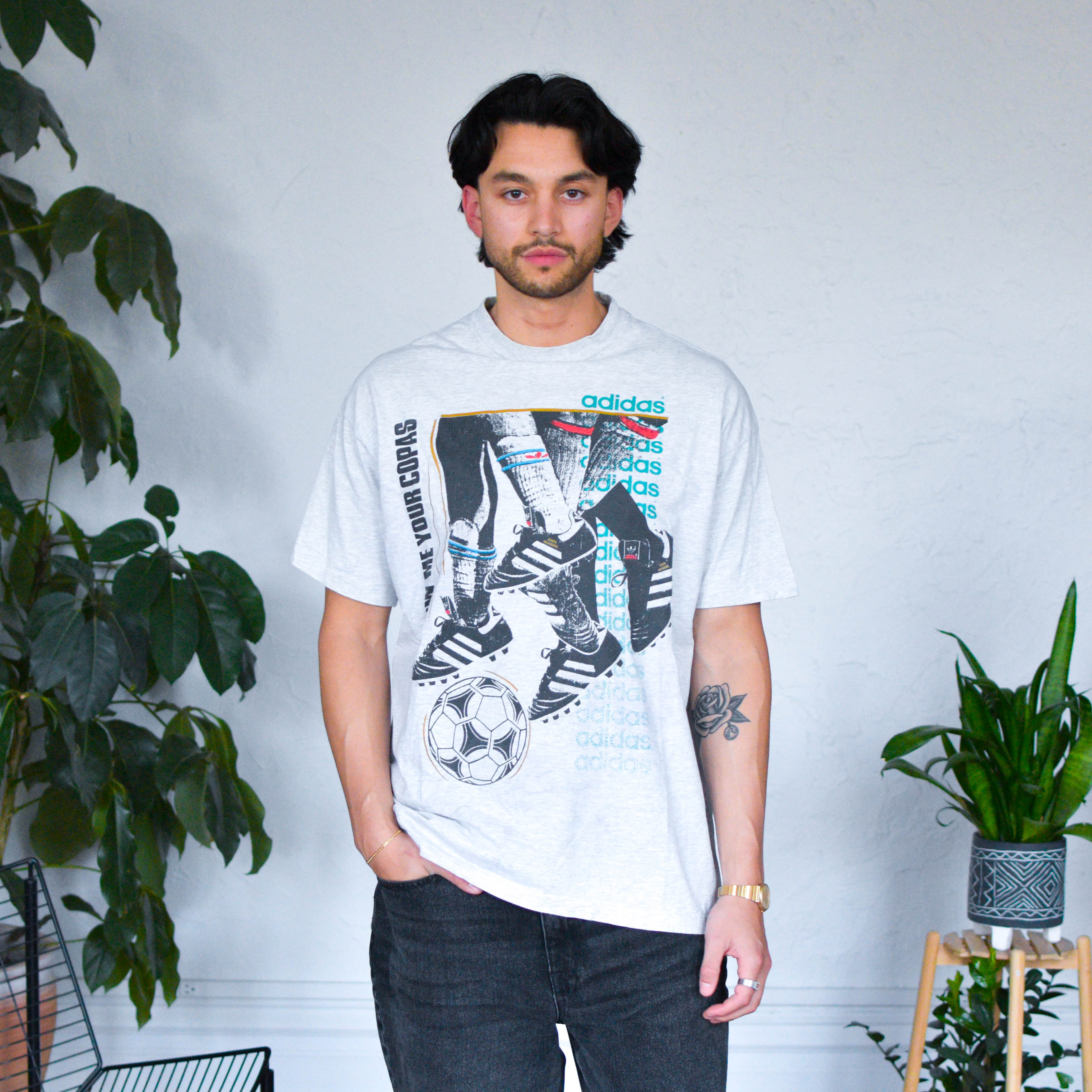 Vintage 1994 Adidas Copa Mundial Promo T-Shirt