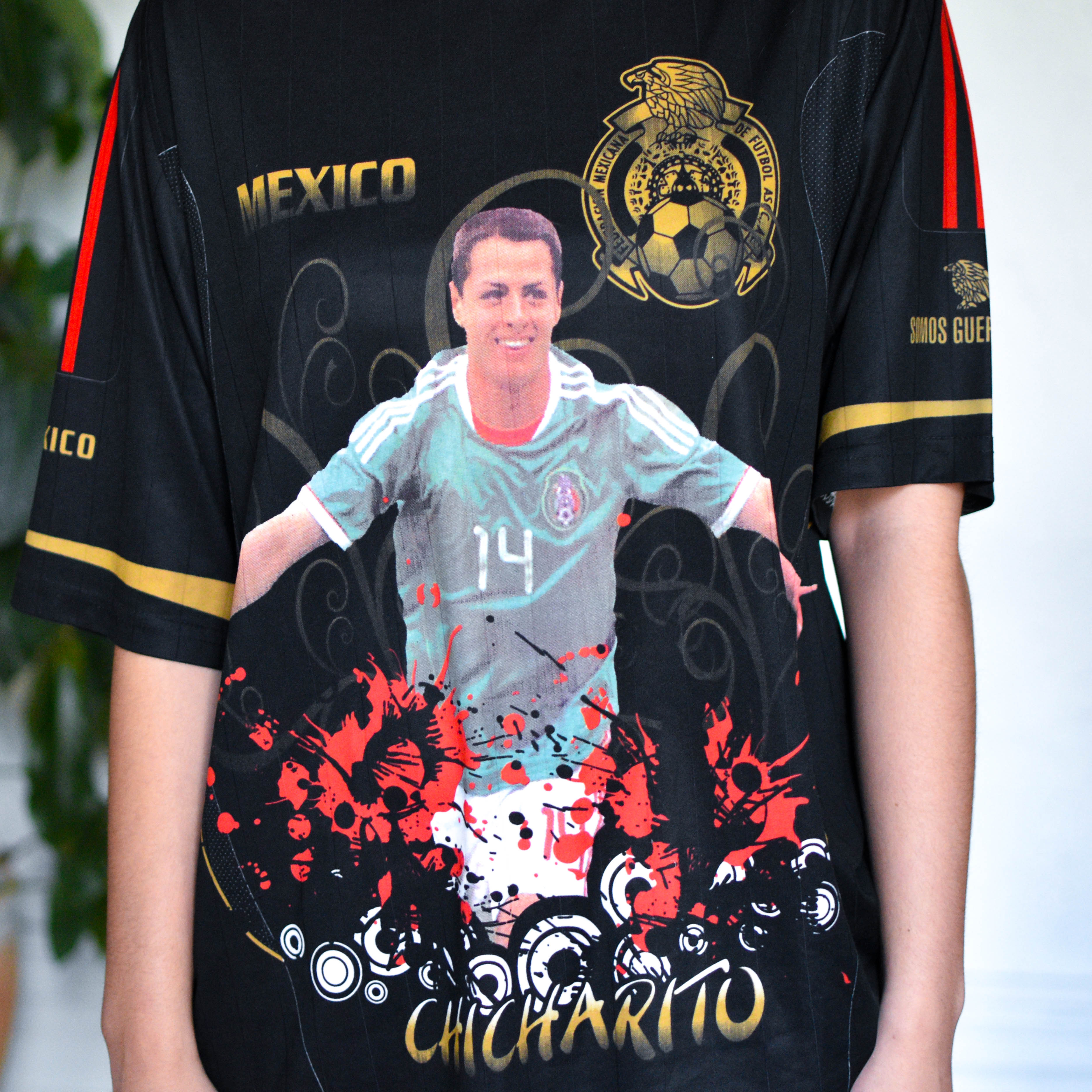 Vintage 2010 Chicharito Mexico National Team AOP Jersey