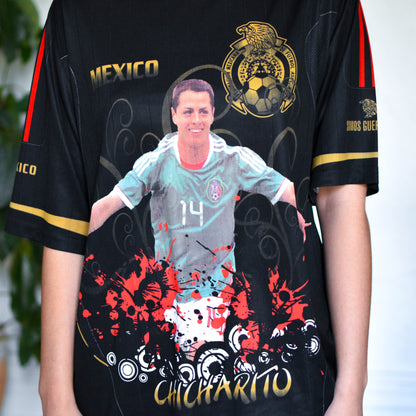 Vintage 2010 Chicharito Mexico National Team AOP Jersey
