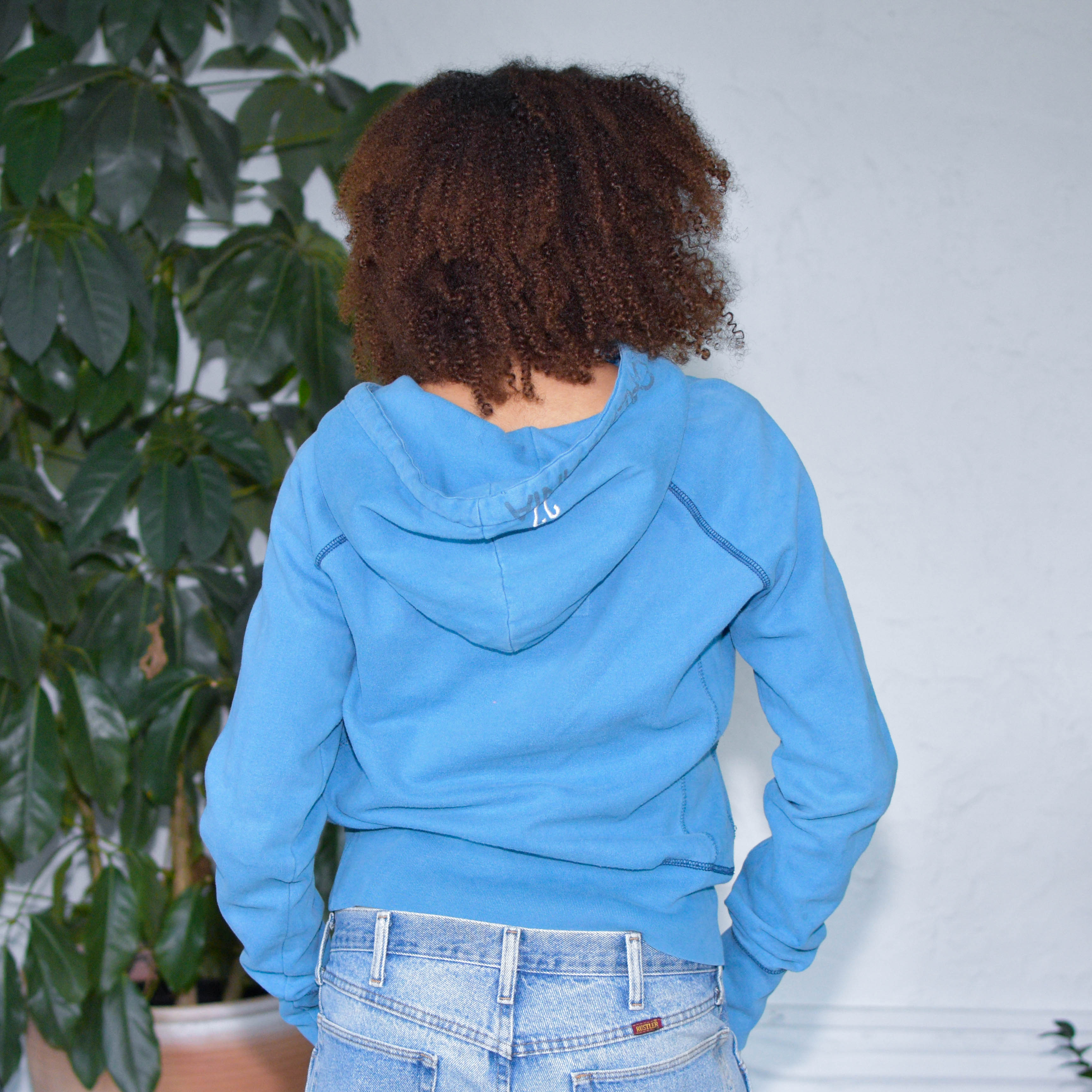 Vintage Hollister Ripped Neckline Hoodie