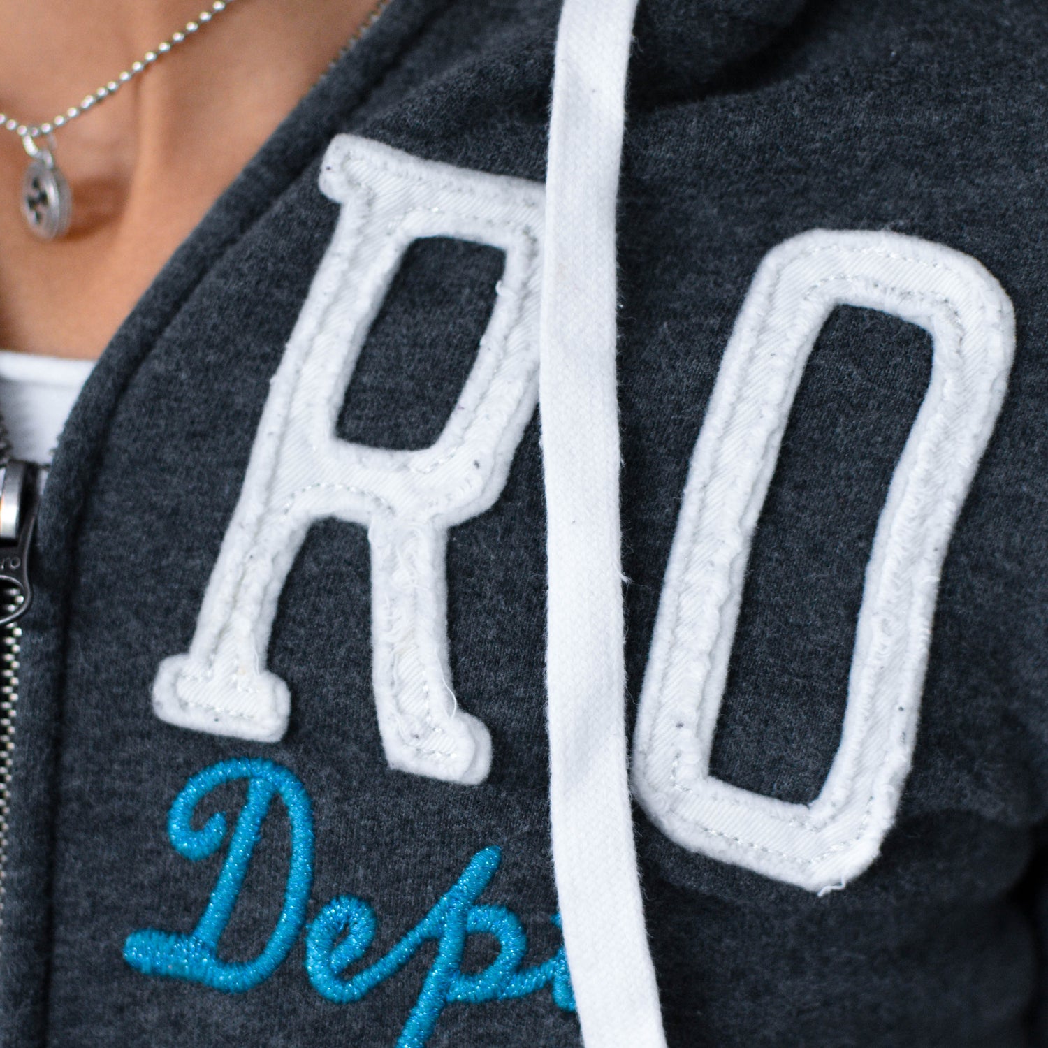 Vintage Aeropostale Femme Gray Hoodie