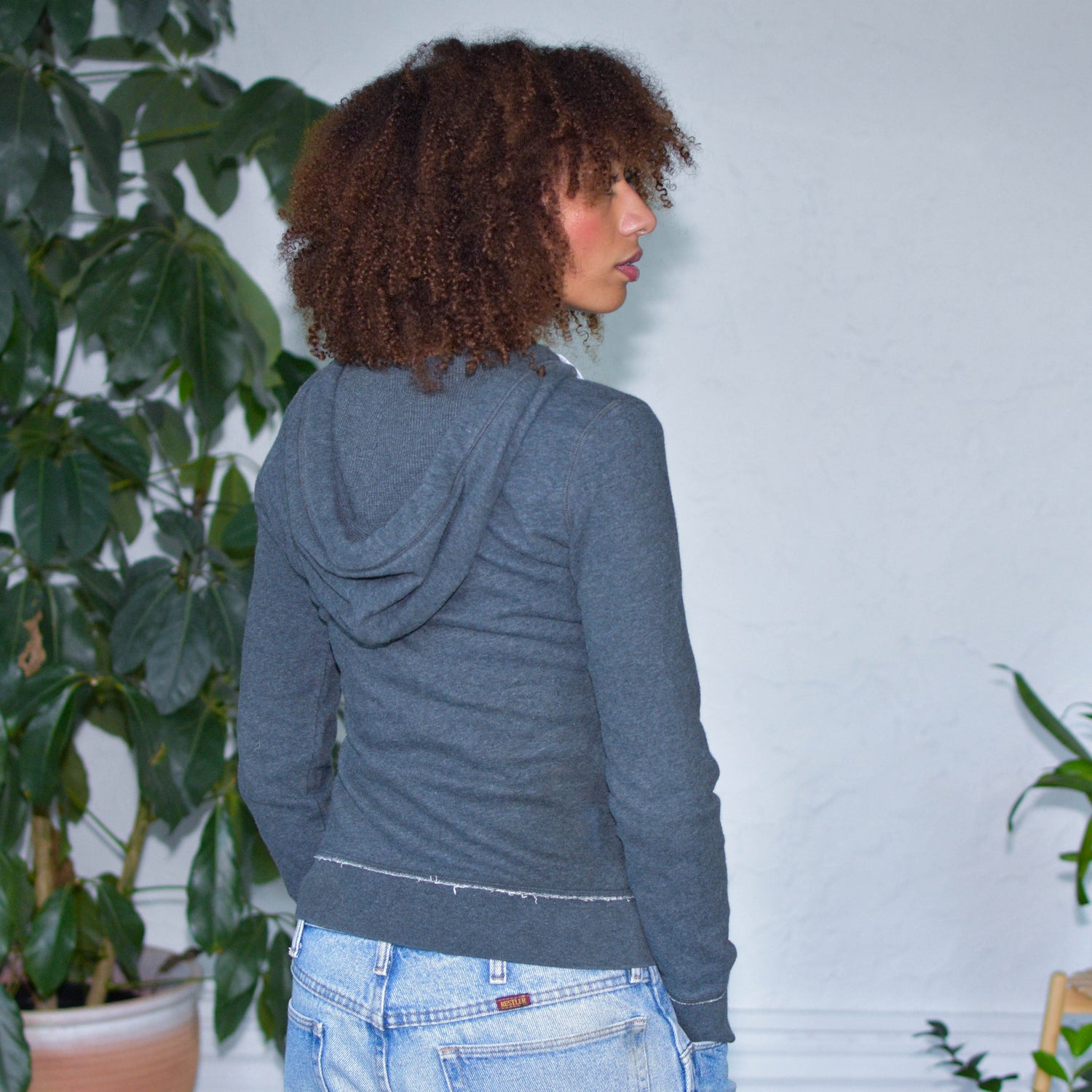 Vintage Aeropostale Femme Gray Hoodie