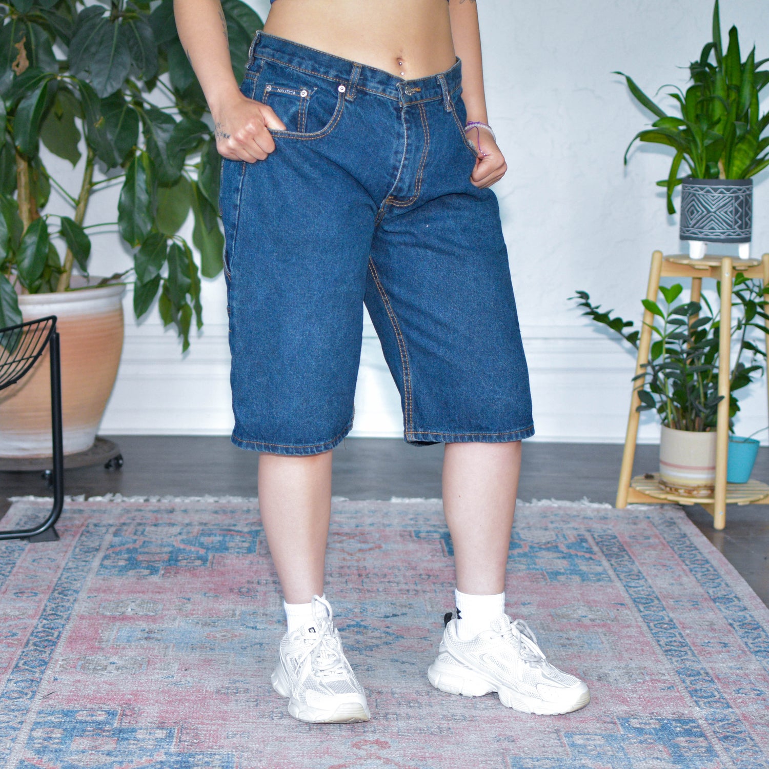 Vintage Nautica Navy Jorts
