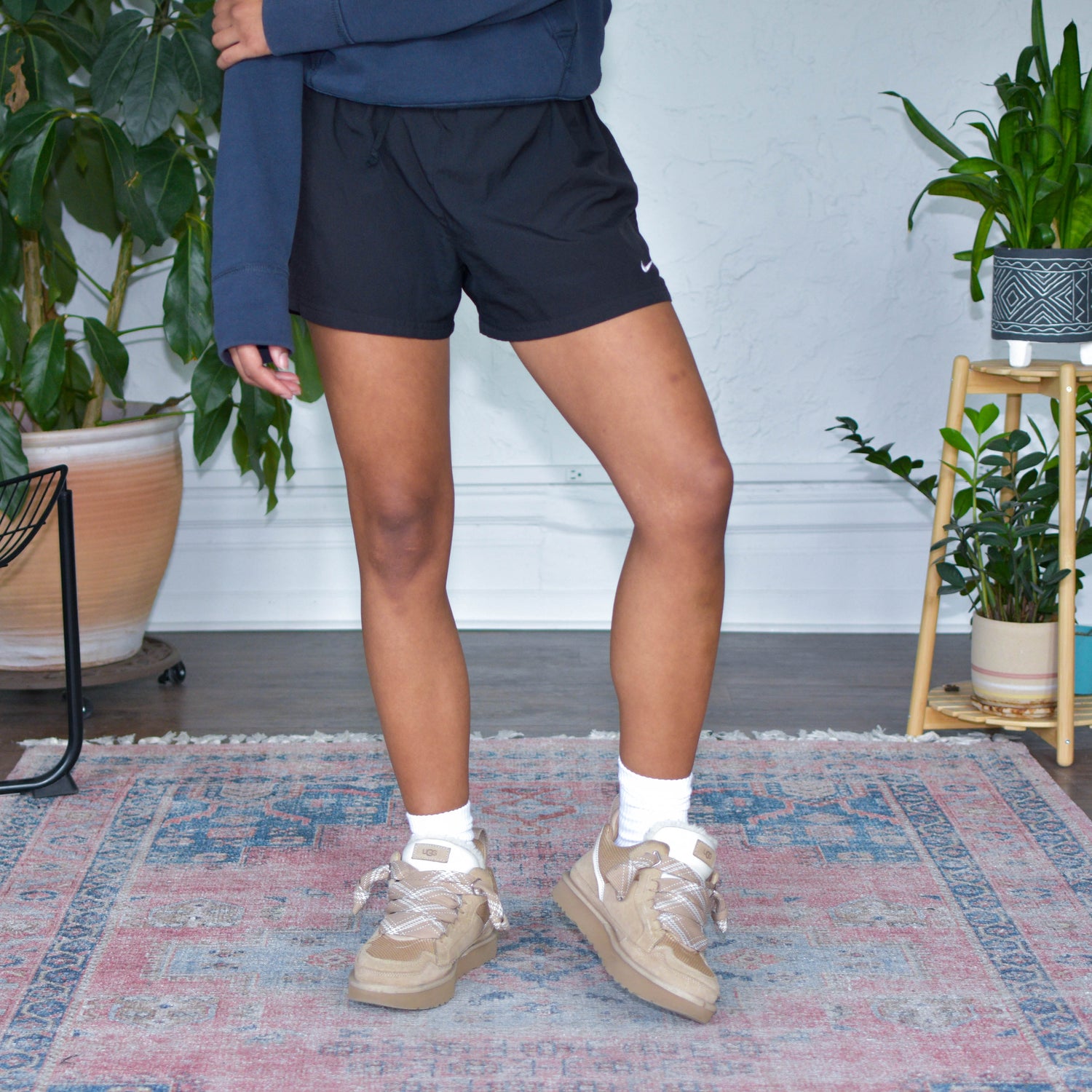 Vintage Femme Nike Black Athletic Shorts