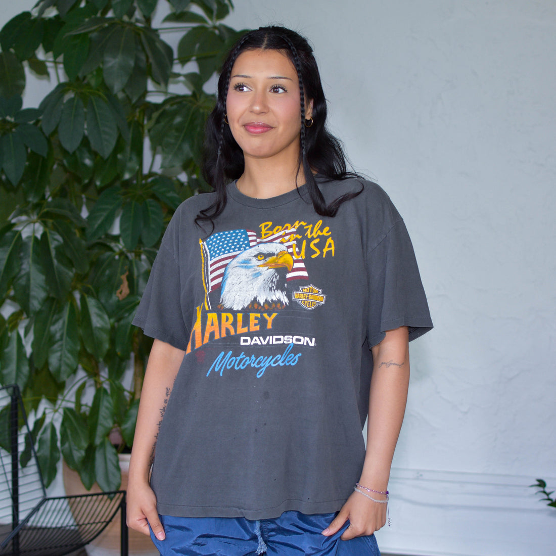 Vintage 80s Harley Davidson Eagle T-Shirt
