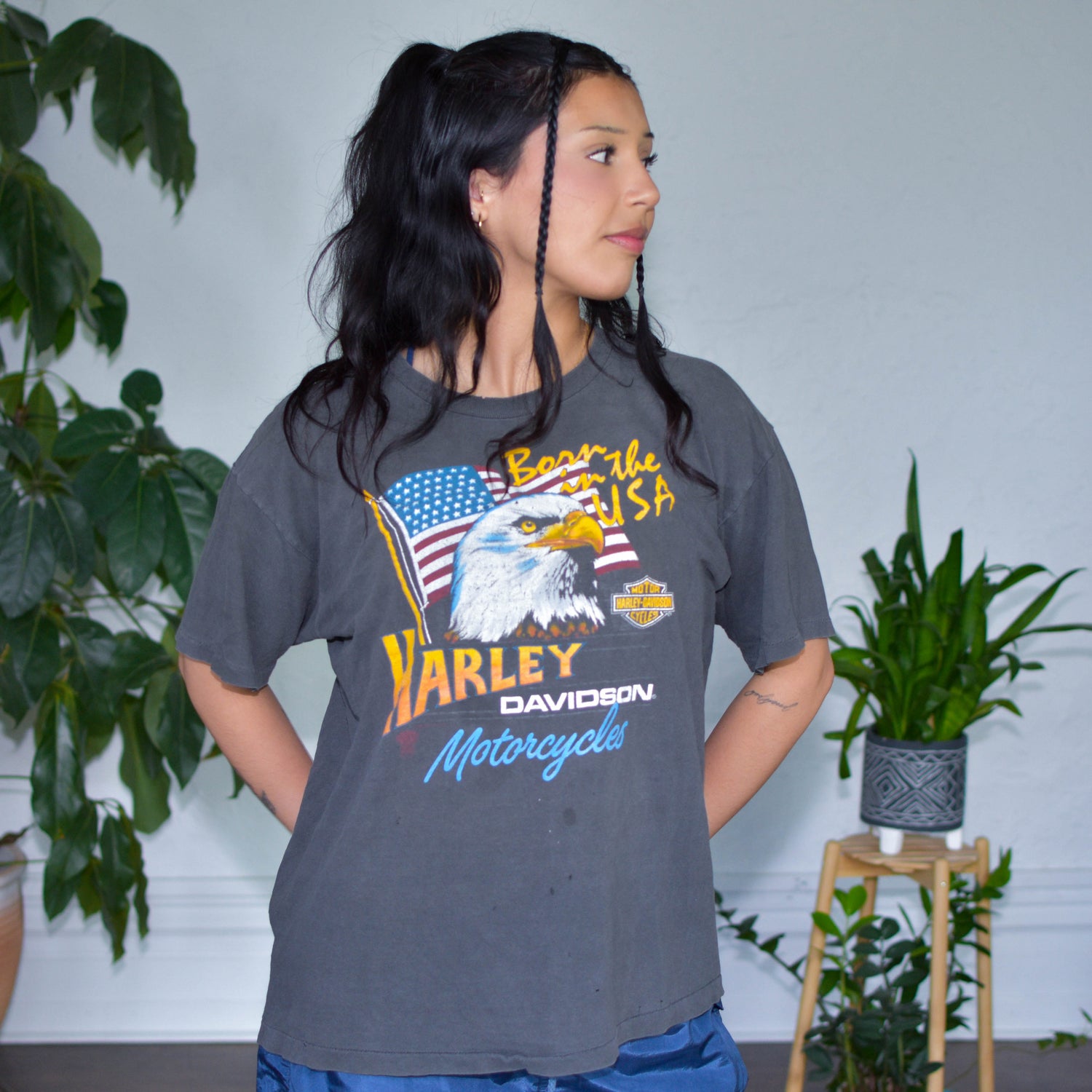 Vintage 80s Harley Davidson Eagle T-Shirt
