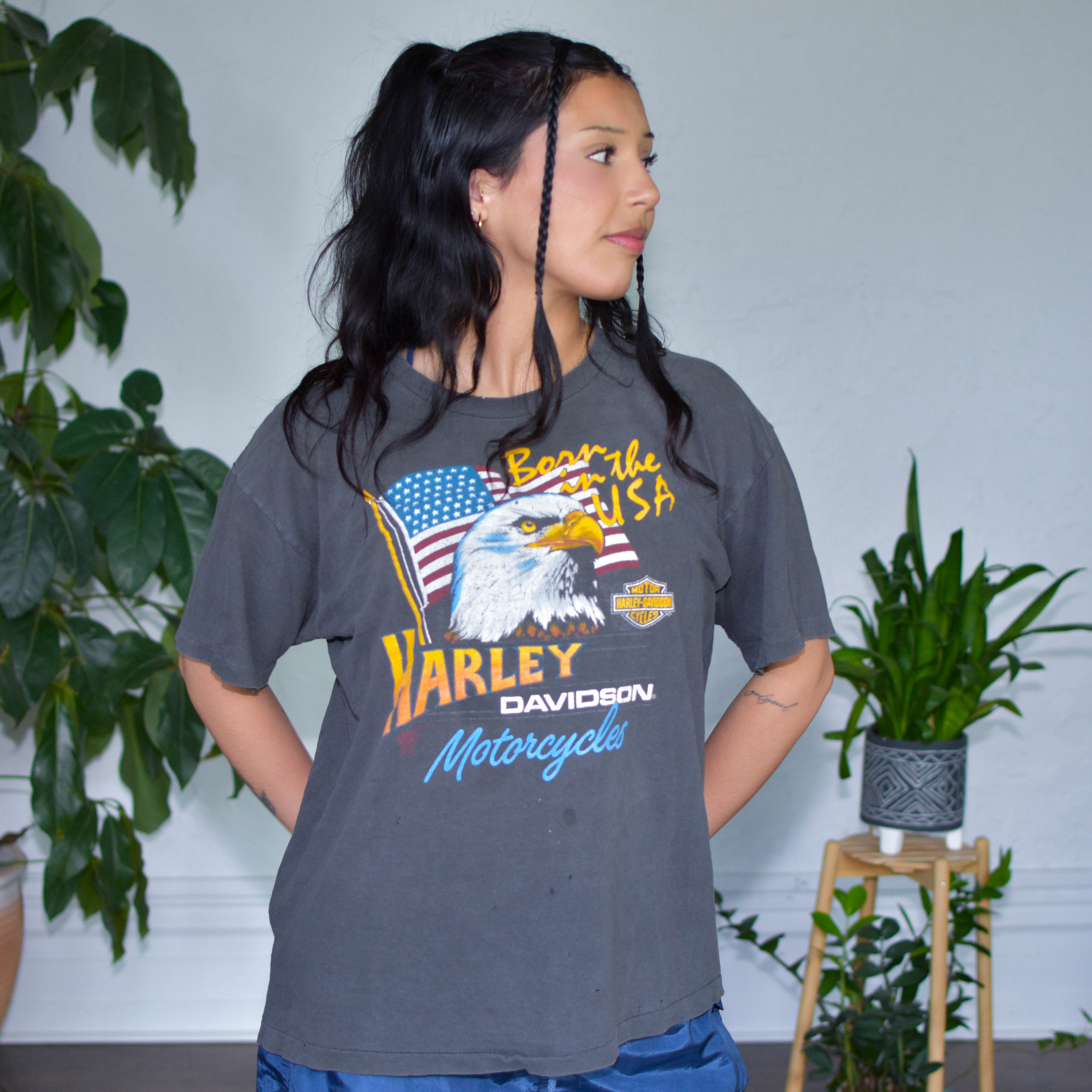 Vintage 80s Harley Davidson Eagle T-Shirt