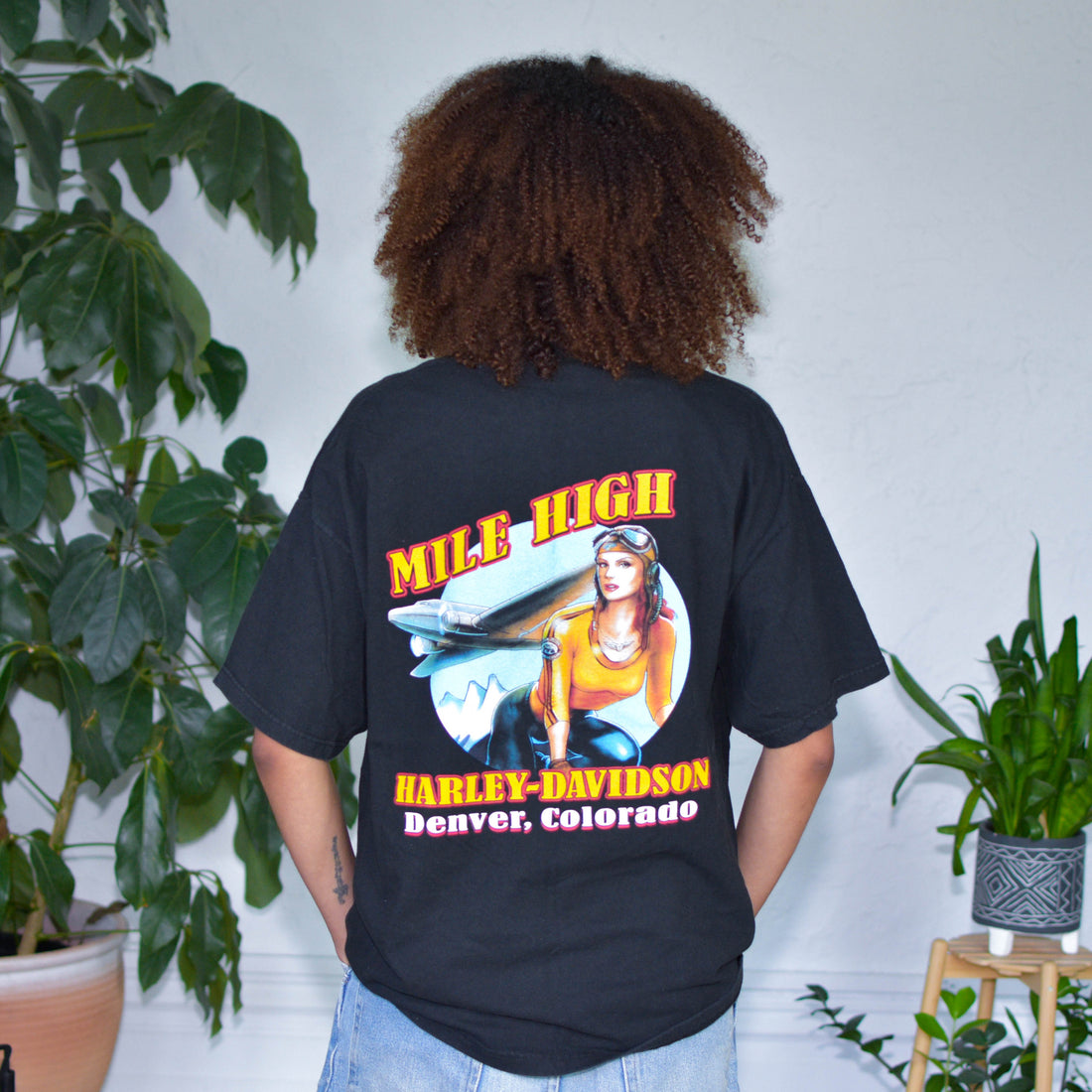 Vintage 2009 Harley Davidson Denver, CO Graphic T-Shirt