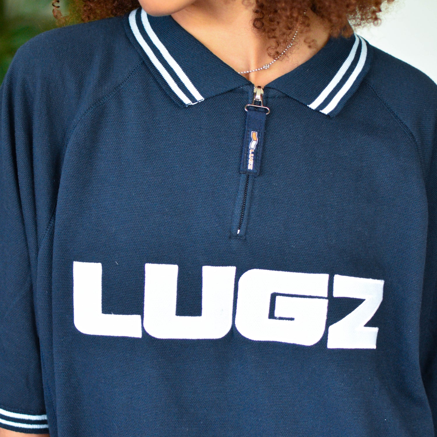 Vintage Lugz Navy Heavy Weight Polo