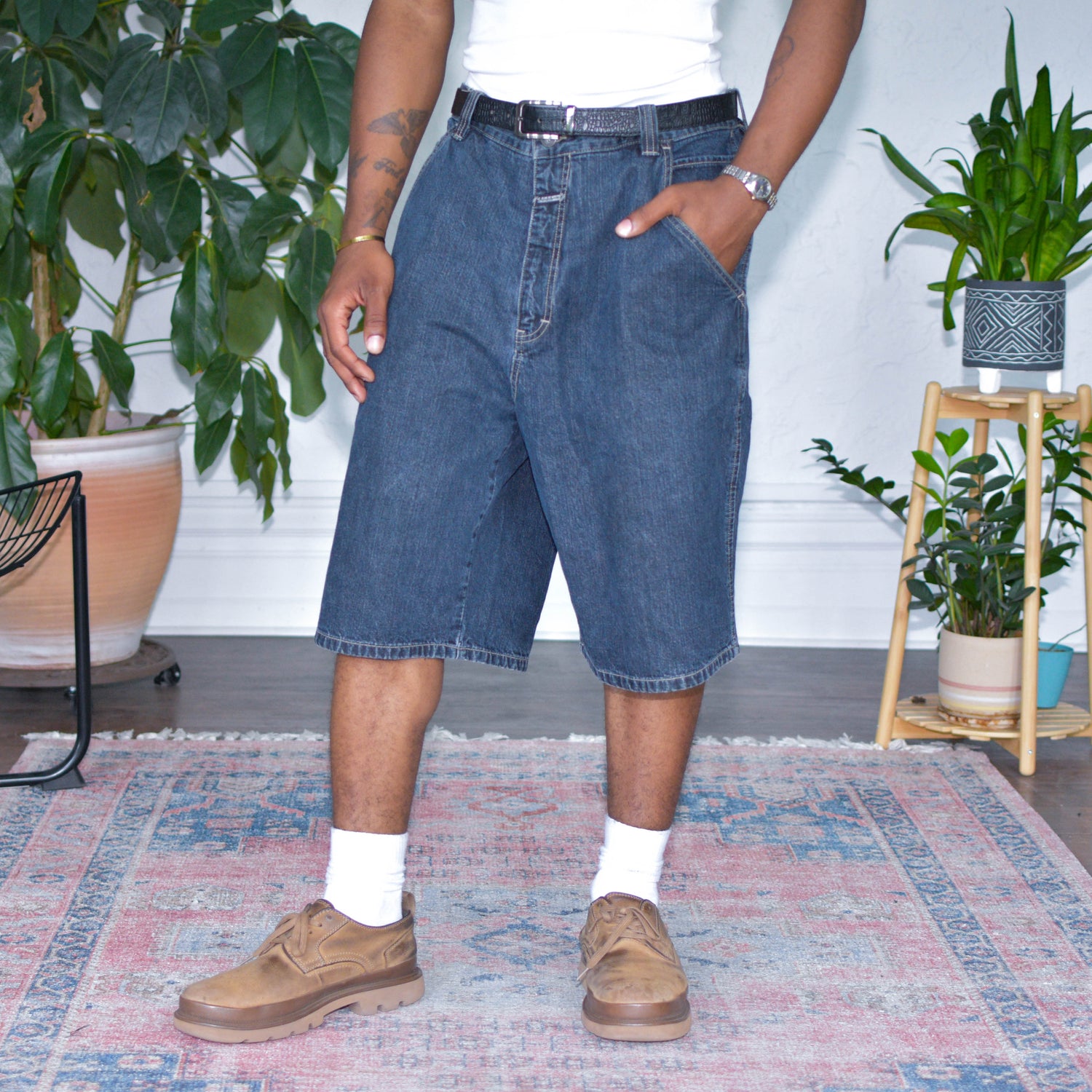 Vintage Girbaud Jeans Baggy Navy Jorts