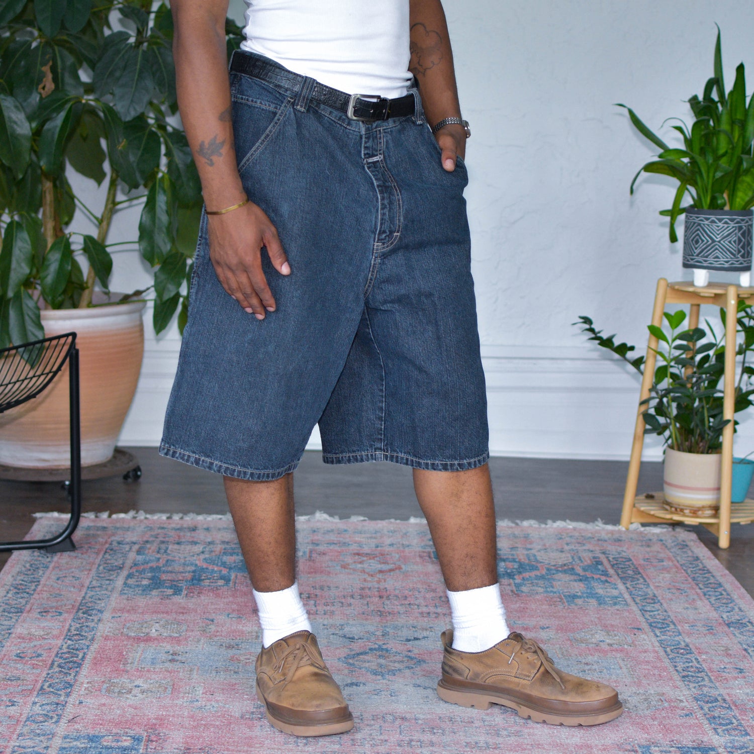 Vintage Girbaud Jeans Baggy Navy Jorts
