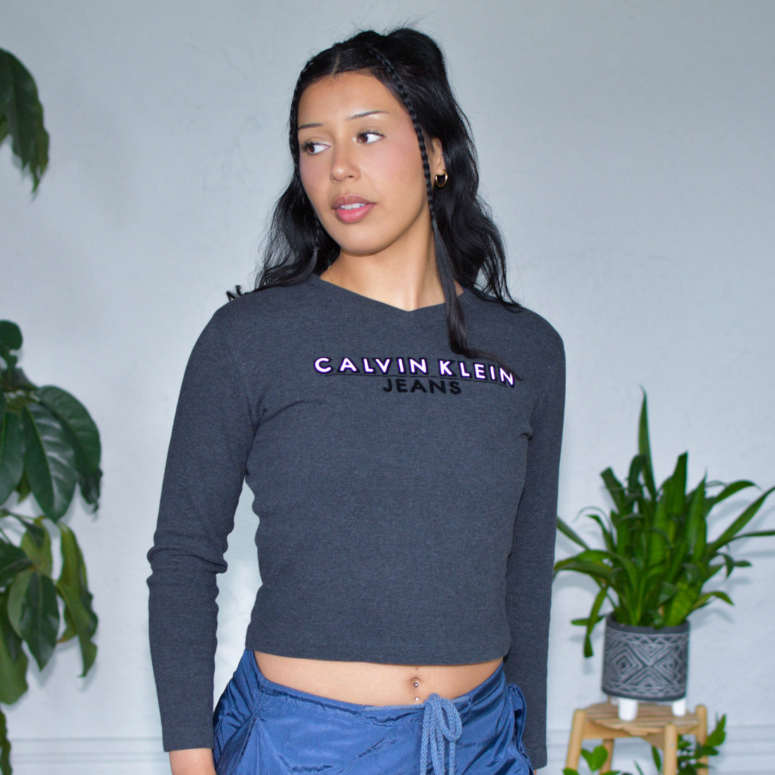 Vintage Femme Calvin Klein Long Sleeve Shirt