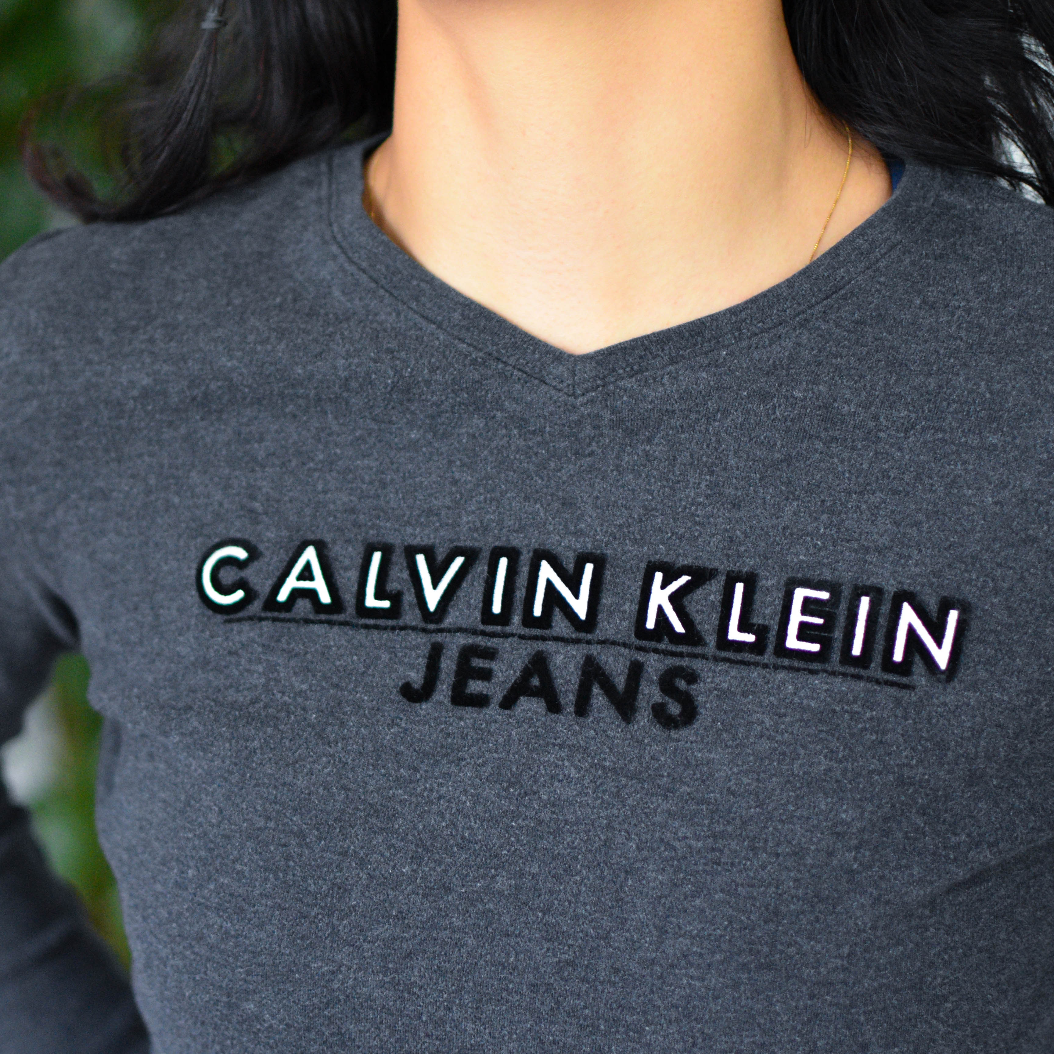 Vintage Femme Calvin Klein Long Sleeve Shirt