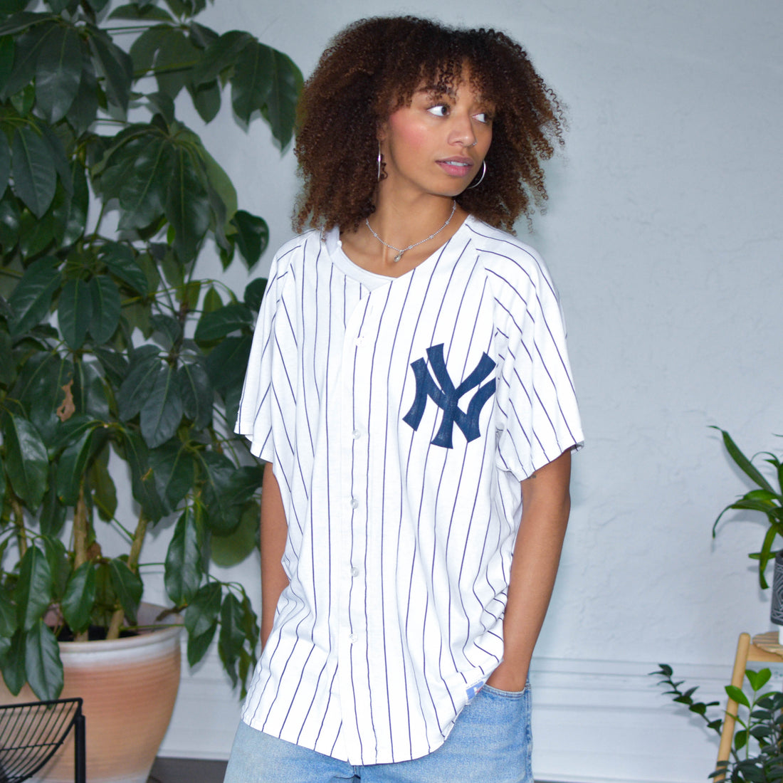 Vintage New York Yankees Pinstripe Jersey