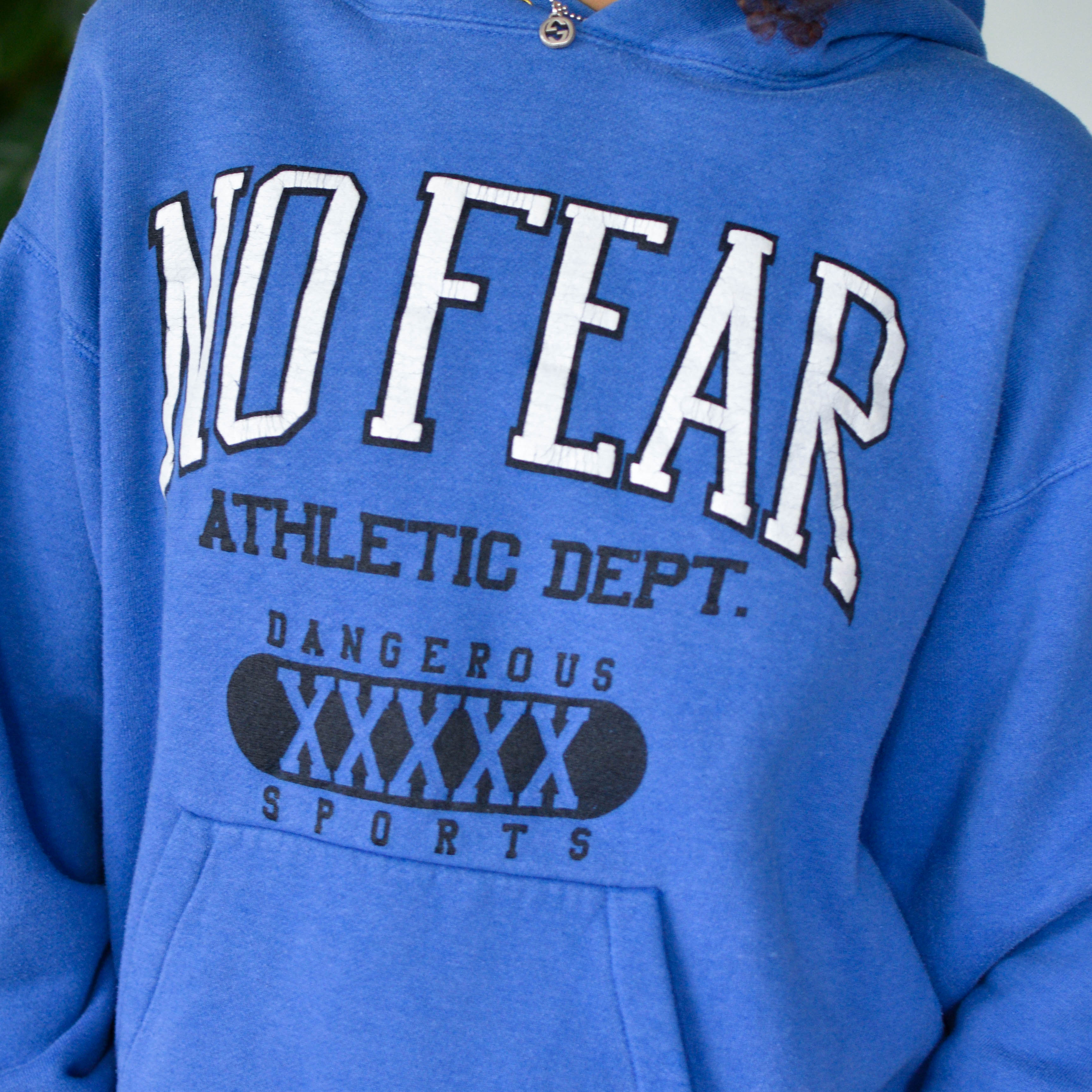 Vintage Y2K No Fear Athletic Department Hoodie